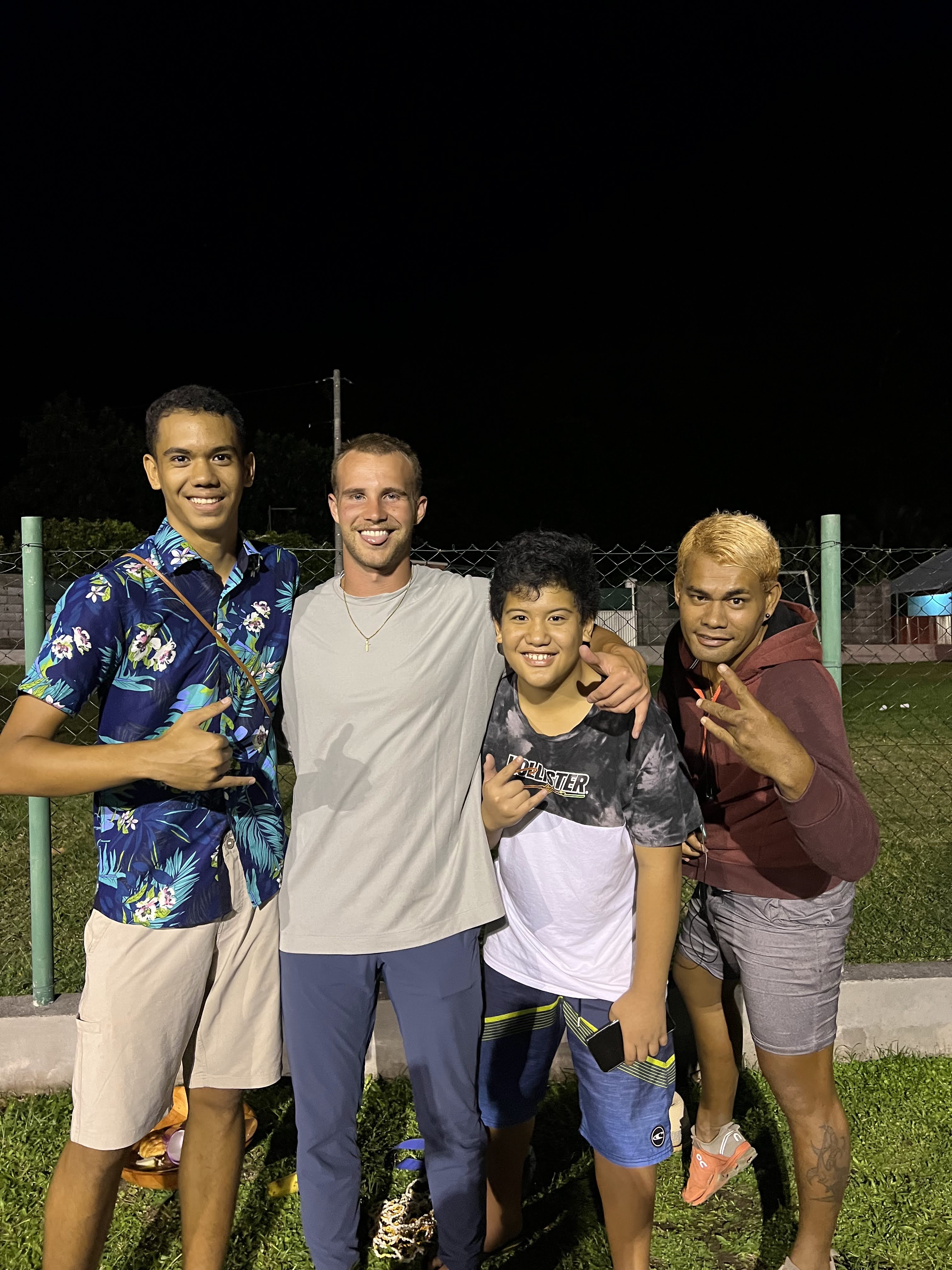 2022 Tahiti Taravao HXP - Day 13 (Work Site Day 6, National TV Station Shows Up to Film, Adding the Roof, Turtle Dies, Testimony Meeting with the Papara Ward & ❤ Bishop Taylor ❤, Shell Necklace Gifts, Tytan Teaching Spikeball (Spiceball!))