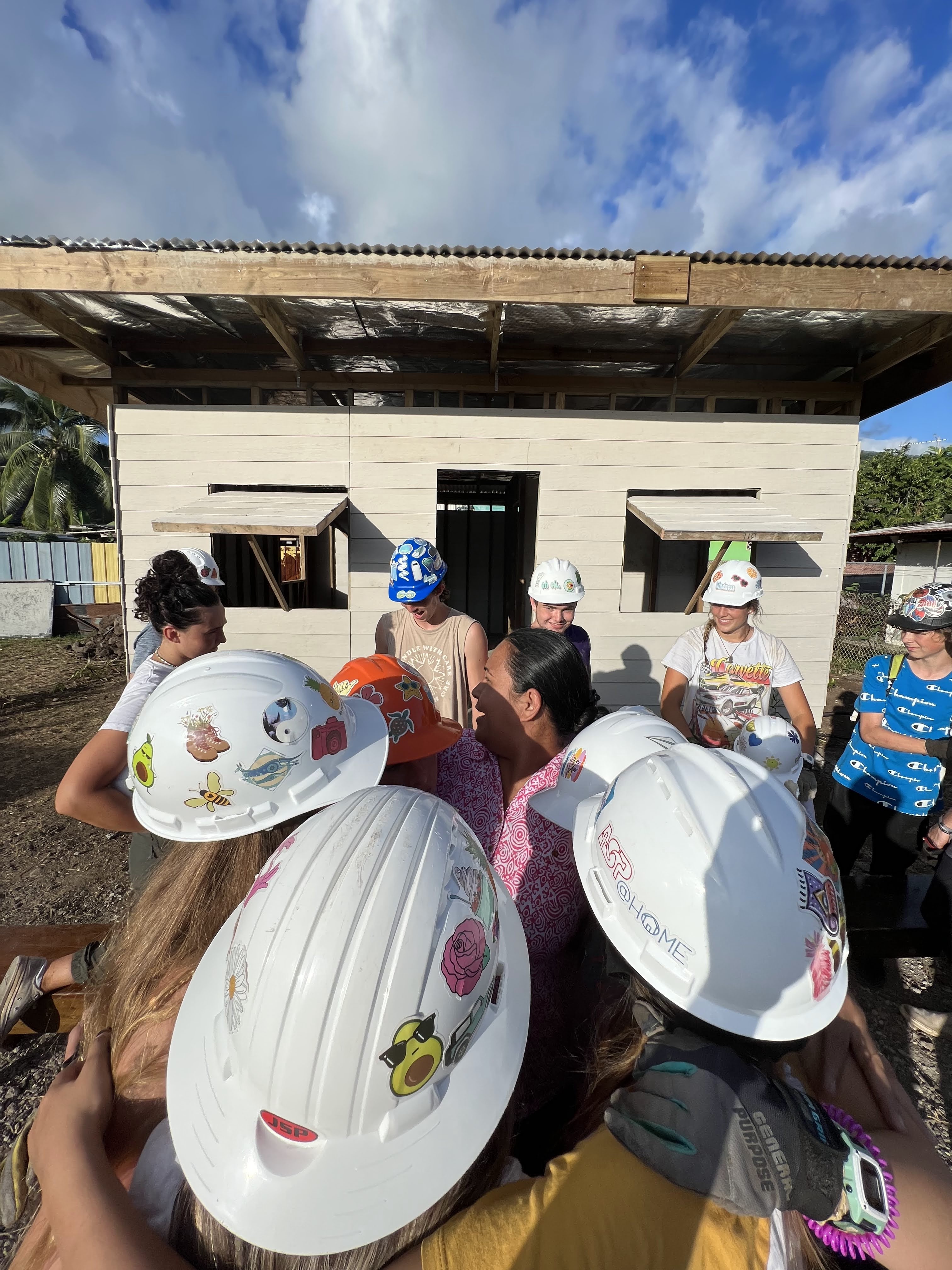 2022 Tahiti Taravao HXP - Day 15 (Epic Morning Devotional, Volunteering at Youth Center, Working at Community Garden on Mountain, Solis, Tiana Sees Her New House, Vaihiria Ward Activity: Coconut Milk, Learning Drums & Tahitian Dances, Making Flower Crowns