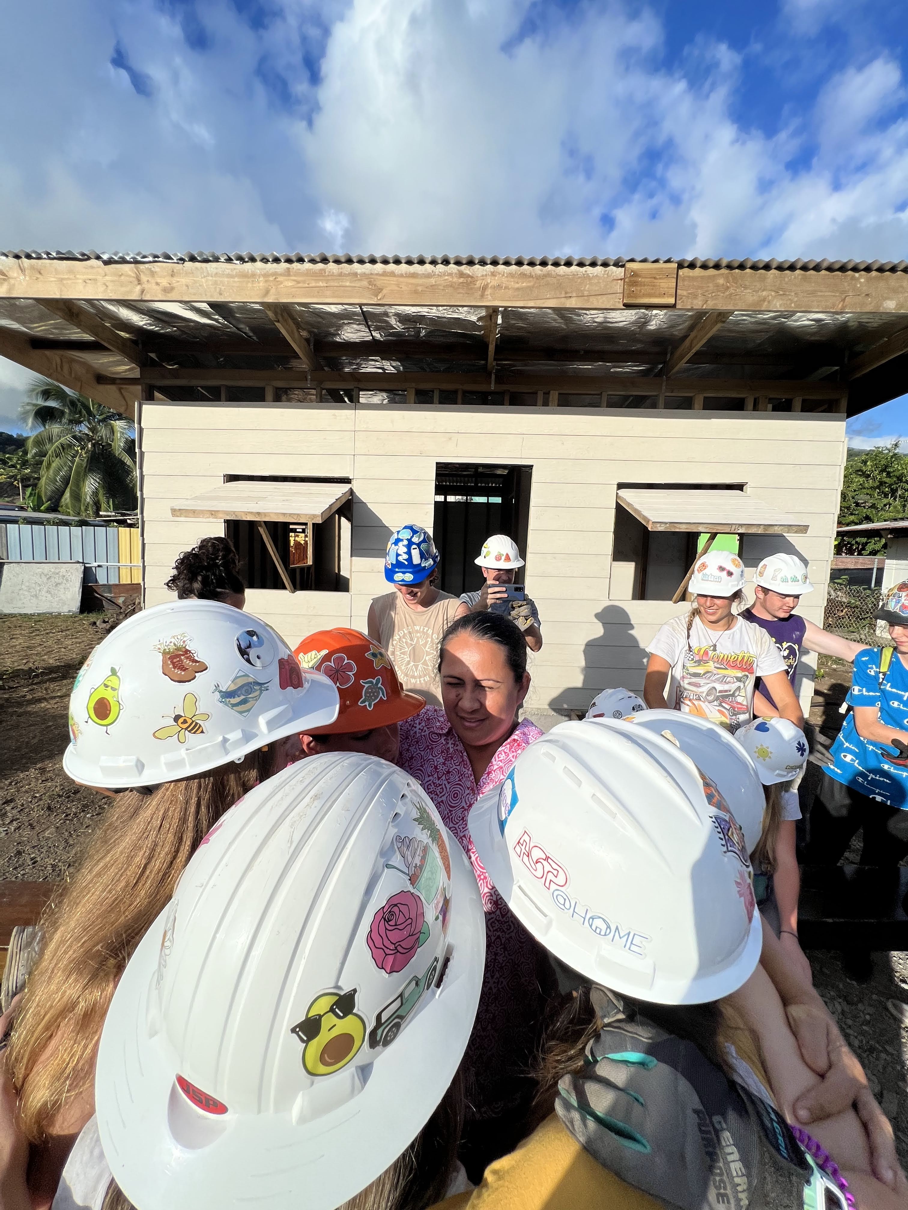 2022 Tahiti Taravao HXP - Day 15 (Epic Morning Devotional, Volunteering at Youth Center, Working at Community Garden on Mountain, Solis, Tiana Sees Her New House, Vaihiria Ward Activity: Coconut Milk, Learning Drums & Tahitian Dances, Making Flower Crowns