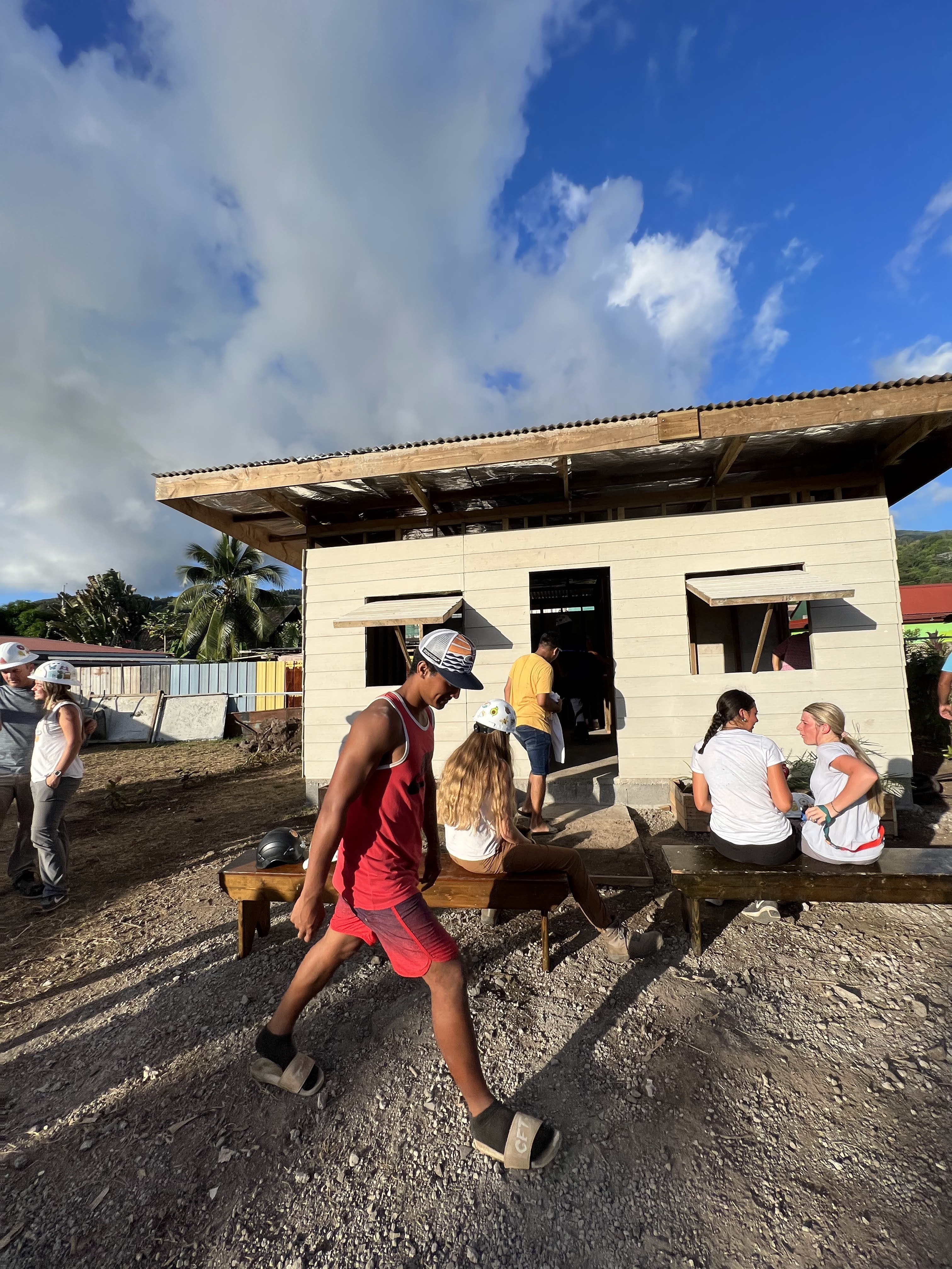 2022 Tahiti Taravao HXP - Day 15 (Epic Morning Devotional, Volunteering at Youth Center, Working at Community Garden on Mountain, Solis, Tiana Sees Her New House, Vaihiria Ward Activity: Coconut Milk, Learning Drums & Tahitian Dances, Making Flower Crowns