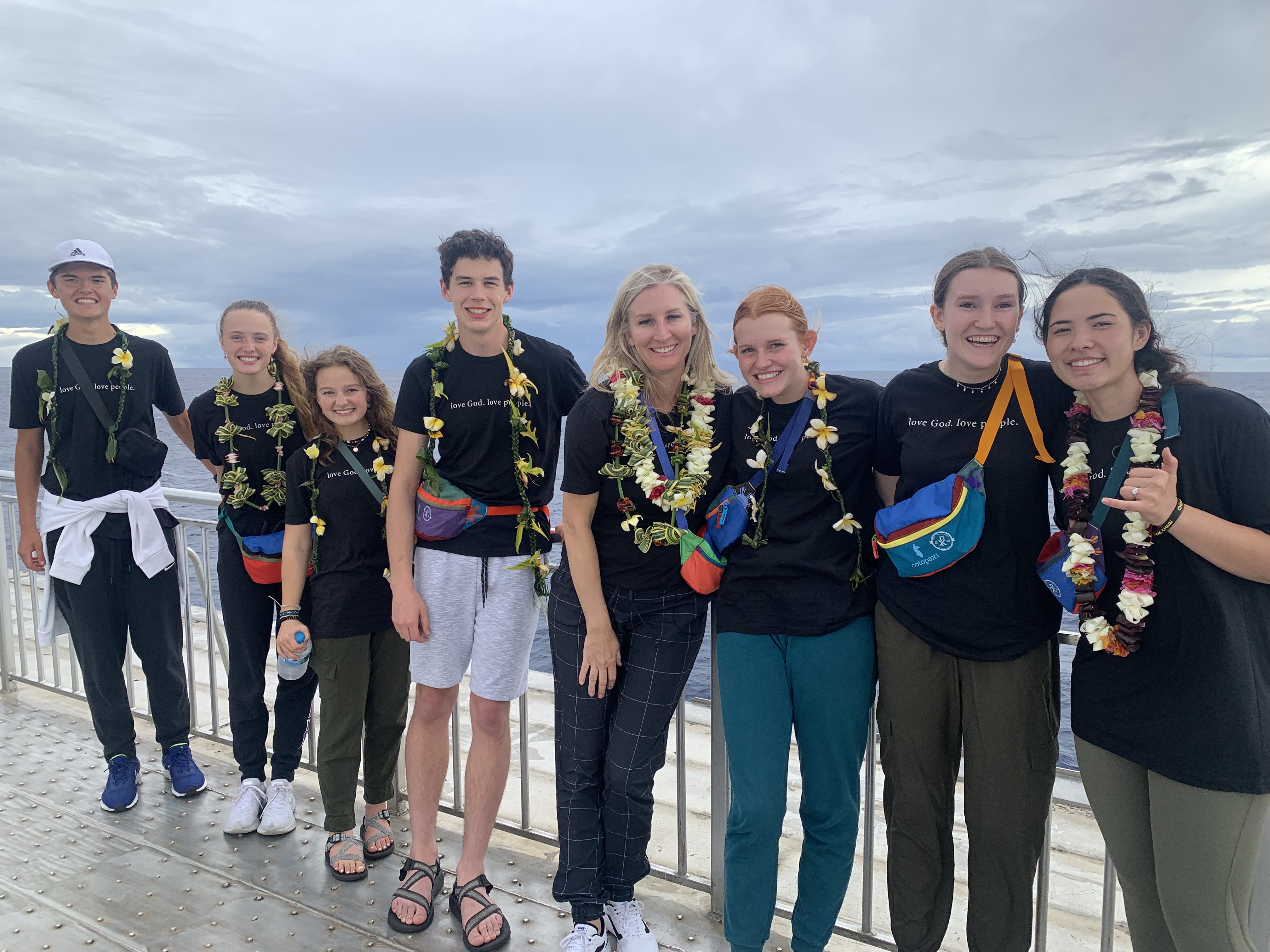 2022 Tahiti Taravao HXP - Day 2 (Arrival in Tahiti!, Narii & Escuela Teach us a Tahitian Dance, Ferry to Mo'orea / Moorea, Hiking, 18 in Small Truck, Va'a Canoes, Crepes)