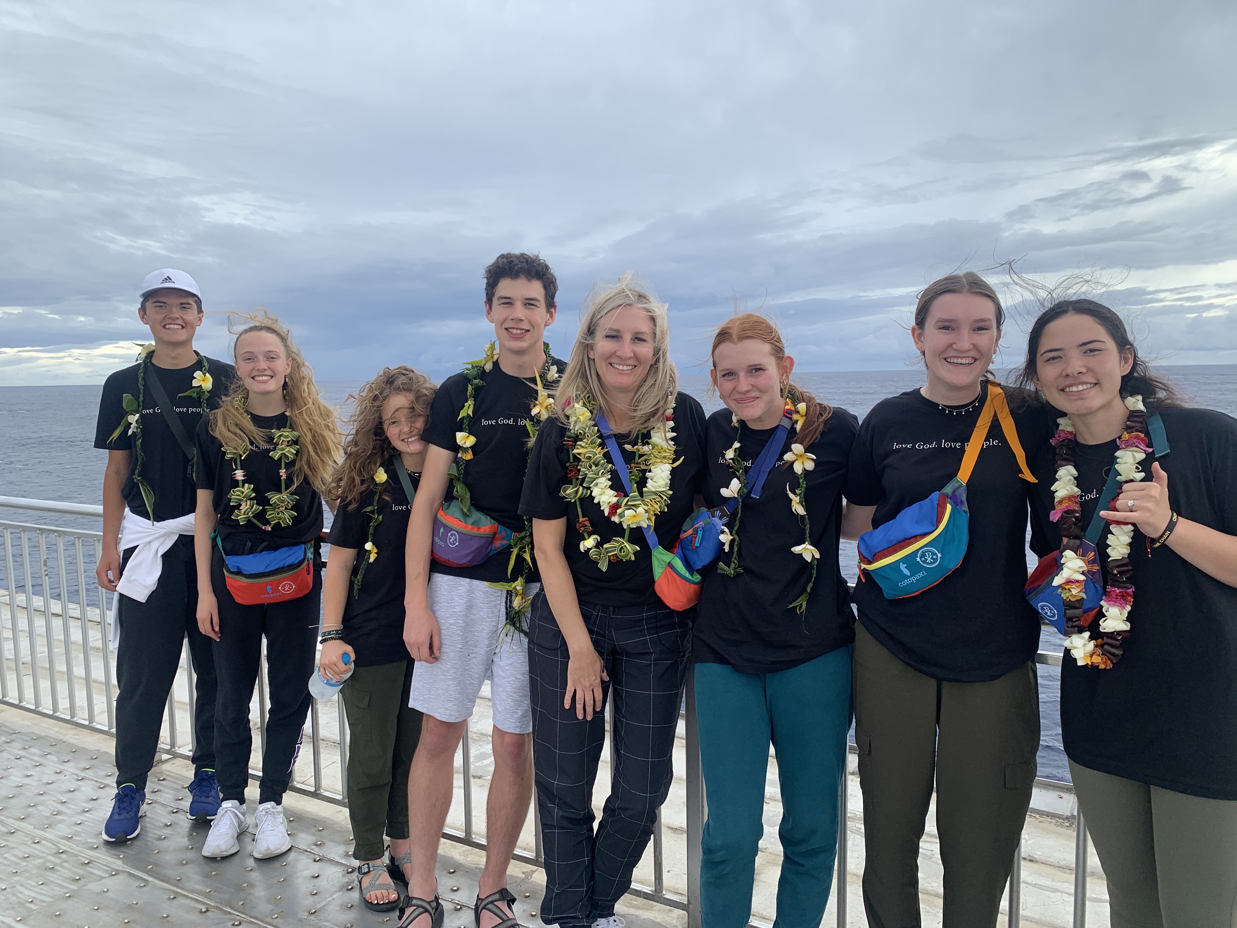 2022 Tahiti Taravao HXP - Day 2 (Arrival in Tahiti!, Narii & Escuela Teach us a Tahitian Dance, Ferry to Mo'orea / Moorea, Hiking, 18 in Small Truck, Va'a Canoes, Crepes)