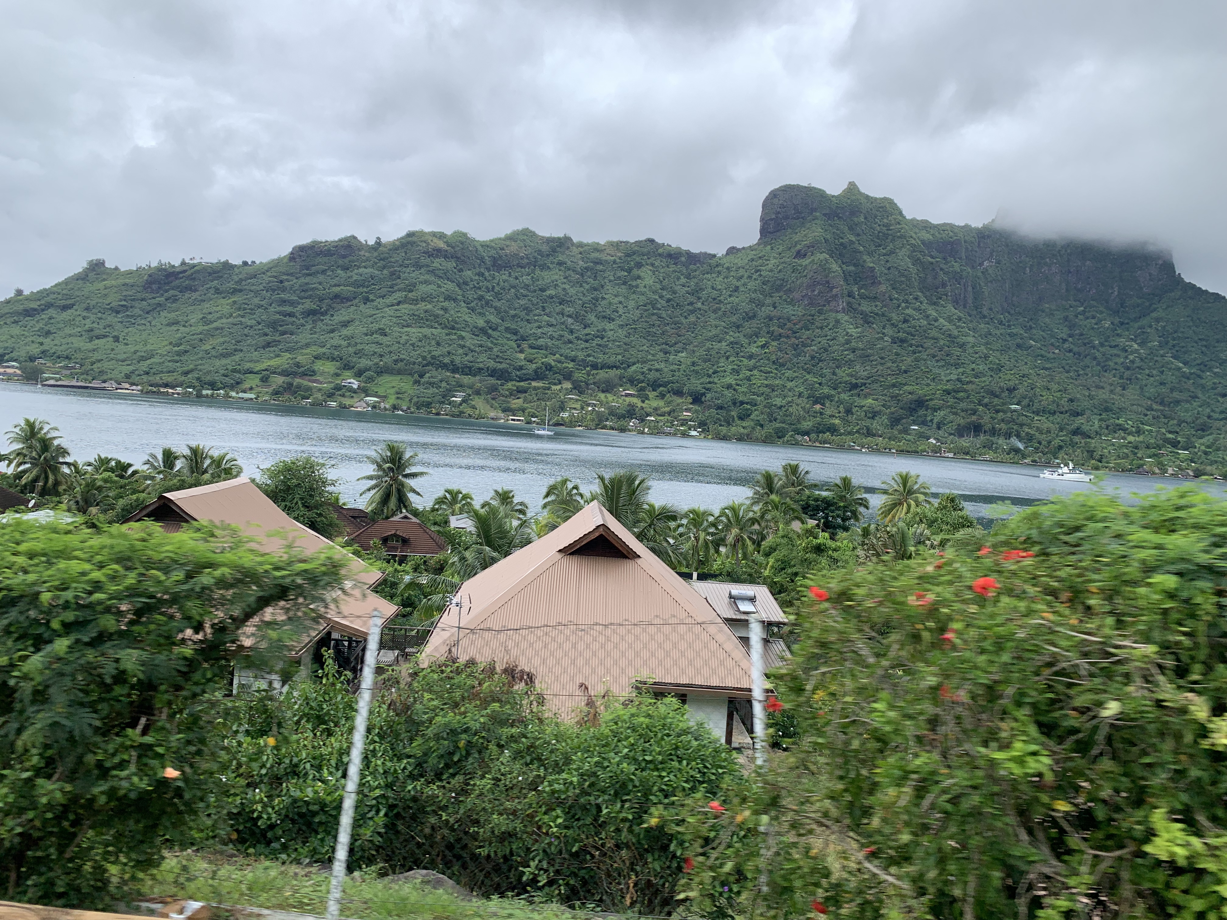 2022 Tahiti Taravao HXP - Day 2 (Arrival in Tahiti!, Narii & Escuela Teach us a Tahitian Dance, Ferry to Mo'orea / Moorea, Hiking, 18 in Small Truck, Va'a Canoes, Crepes)