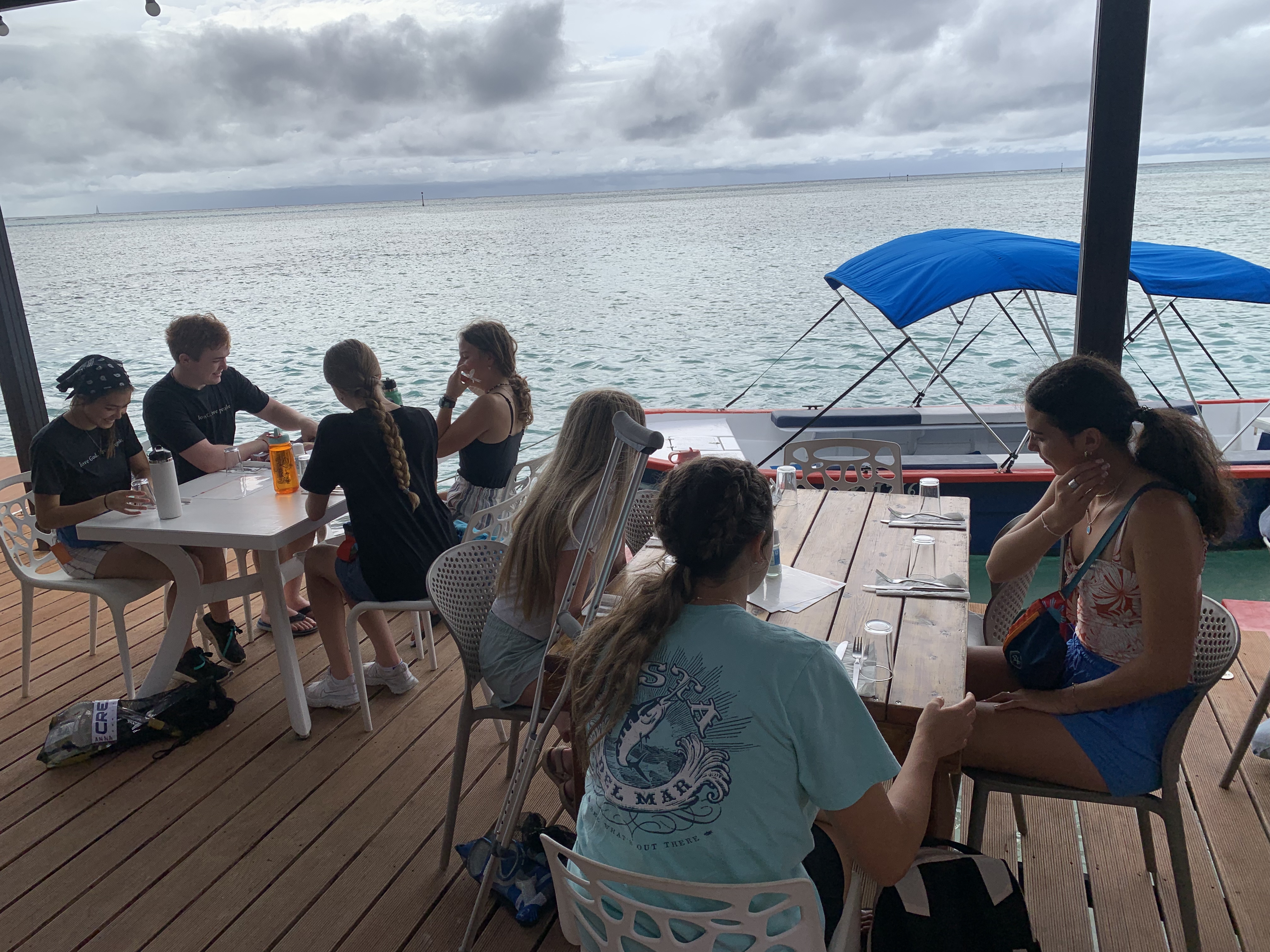 2022 Tahiti Taravao HXP - Day 2 (Arrival in Tahiti!, Narii & Escuela Teach us a Tahitian Dance, Ferry to Mo'orea / Moorea, Hiking, 18 in Small Truck, Va'a Canoes, Crepes)