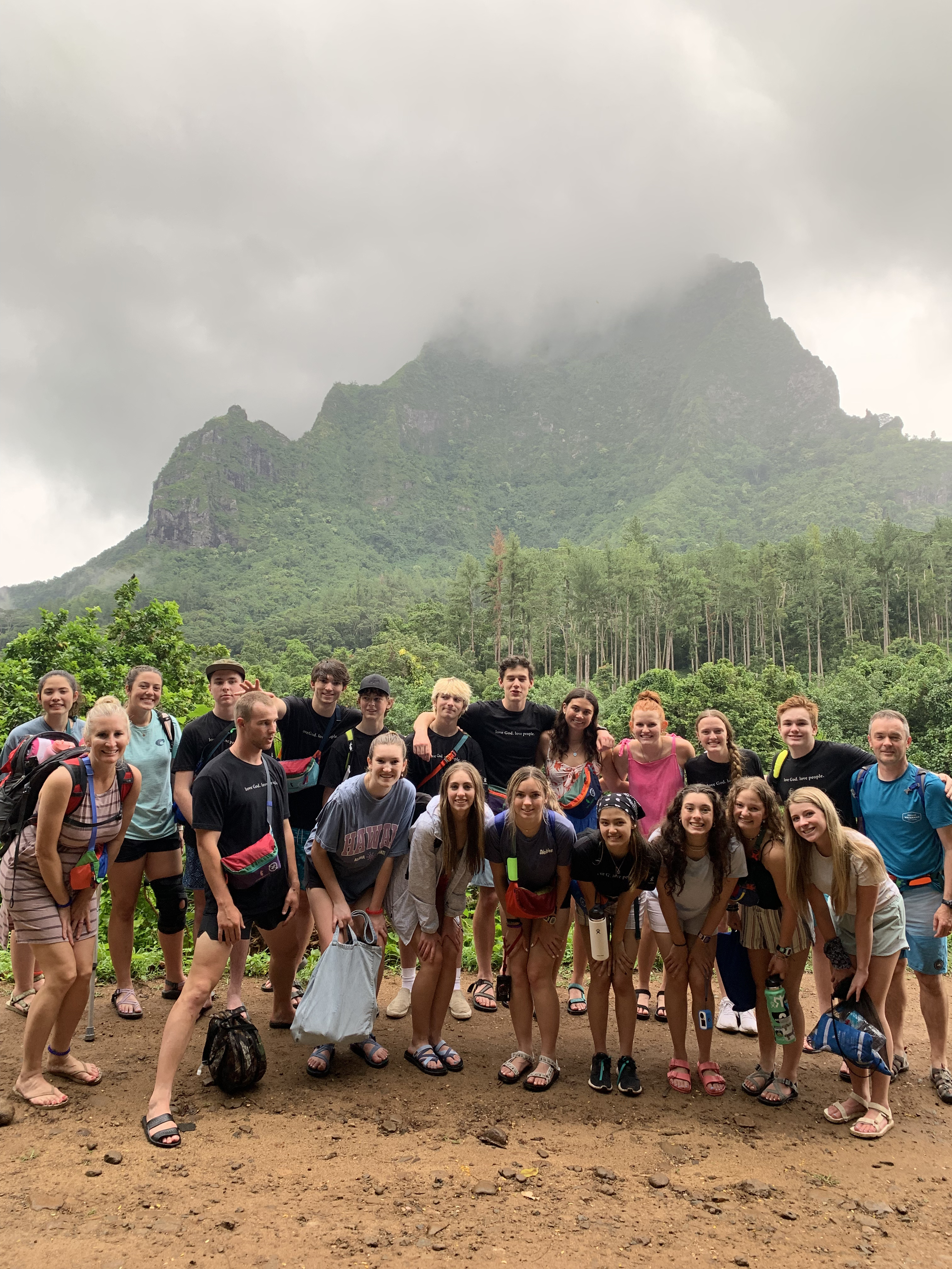 2022 Tahiti Taravao HXP - Day 2 (Arrival in Tahiti!, Narii & Escuela Teach us a Tahitian Dance, Ferry to Mo'orea / Moorea, Hiking, 18 in Small Truck, Va'a Canoes, Crepes)