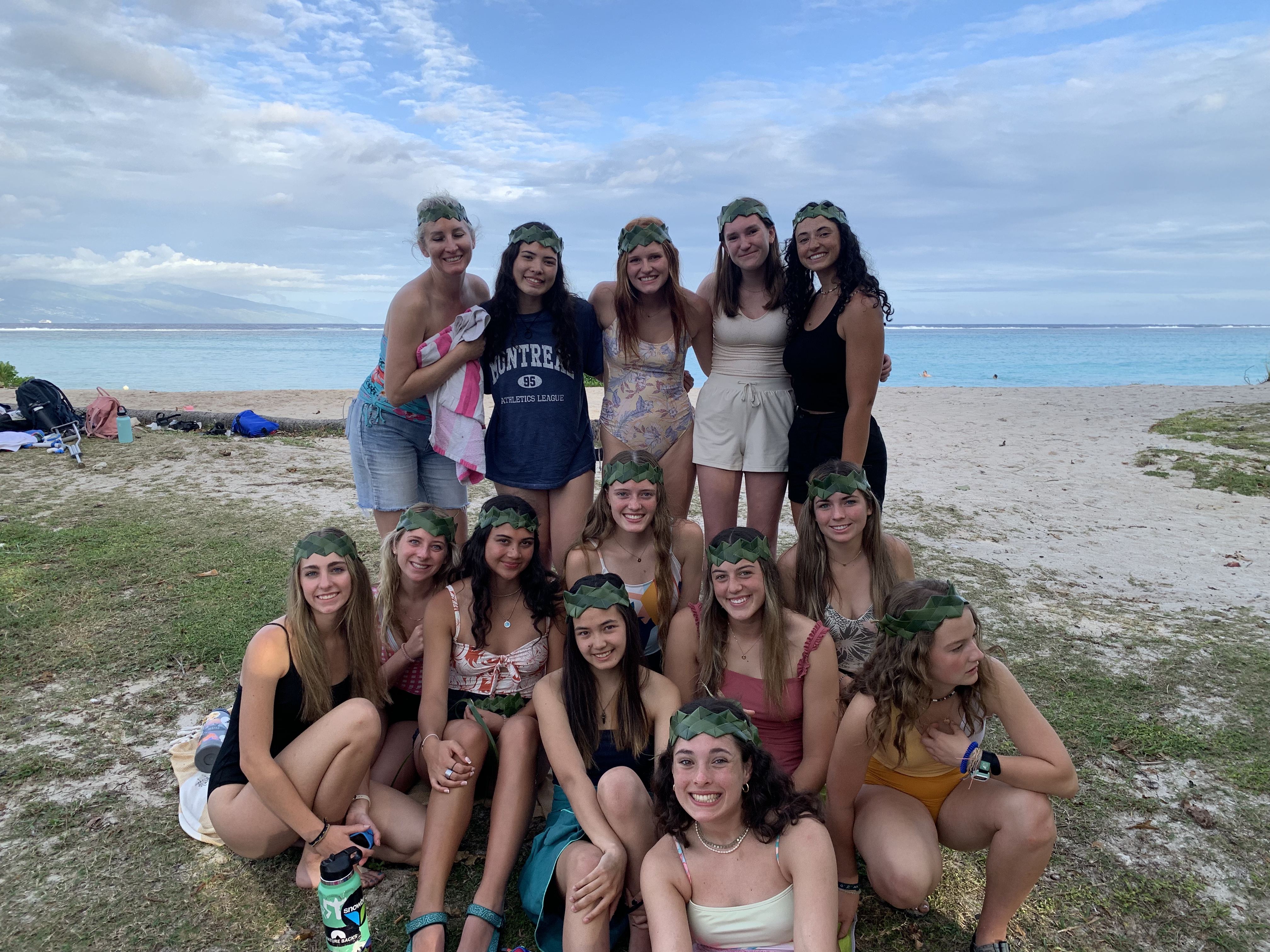 2022 Tahiti Taravao HXP - Day 3 (Devotional, Moorea Jeep Safari, Magic Mountain Overlook, Jam Tasting, Belvedere Lookout, Marae-o-Mahine, Touching Sacred Eels, Fresh Pineapple & Coconut, Making Headbands, Beach Games, Tahitian Dance & Fire Show)