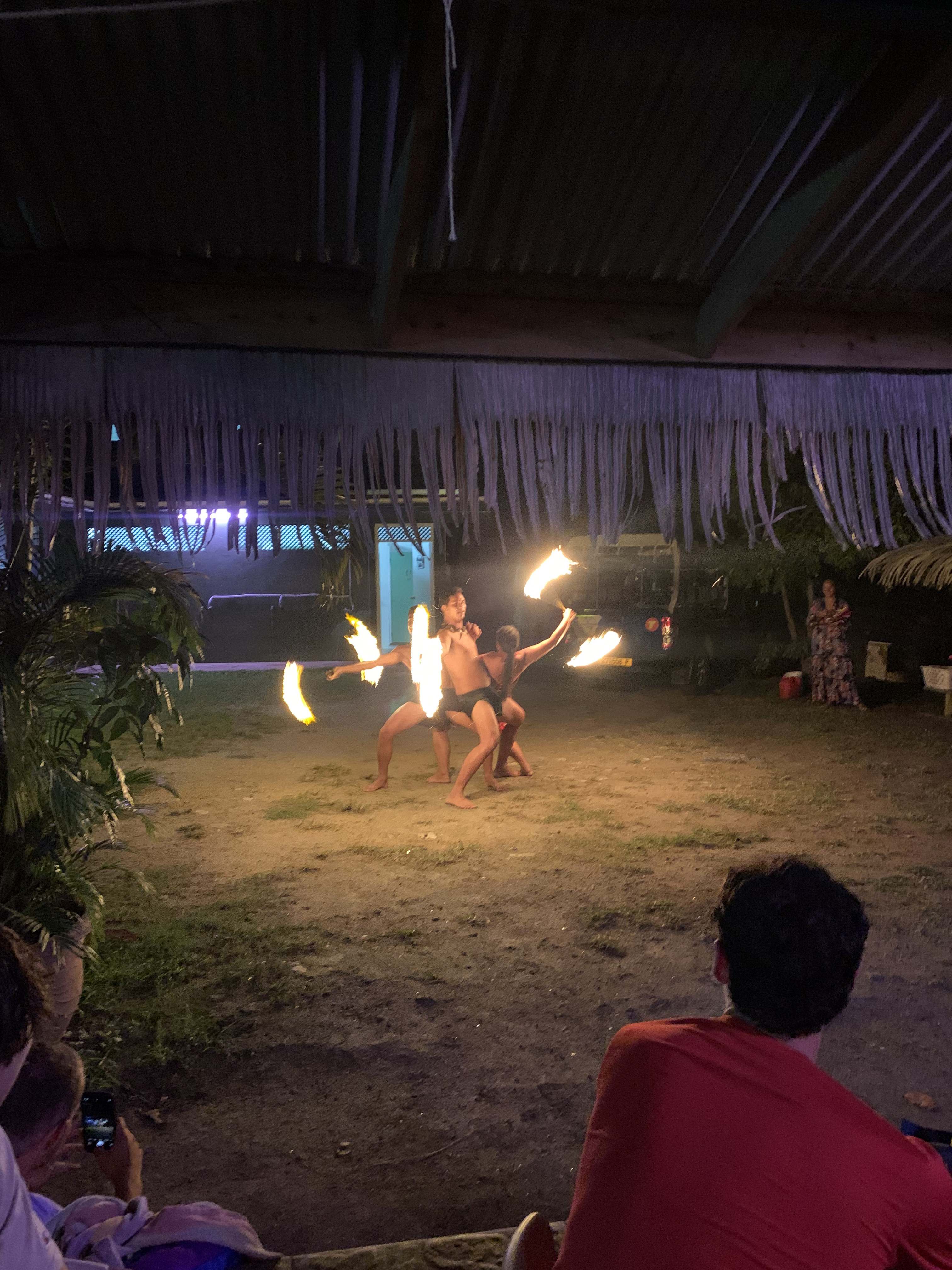 2022 Tahiti Taravao HXP - Day 3 (Devotional, Moorea Jeep Safari, Magic Mountain Overlook, Jam Tasting, Belvedere Lookout, Marae-o-Mahine, Touching Sacred Eels, Fresh Pineapple & Coconut, Making Headbands, Beach Games, Tahitian Dance & Fire Show)