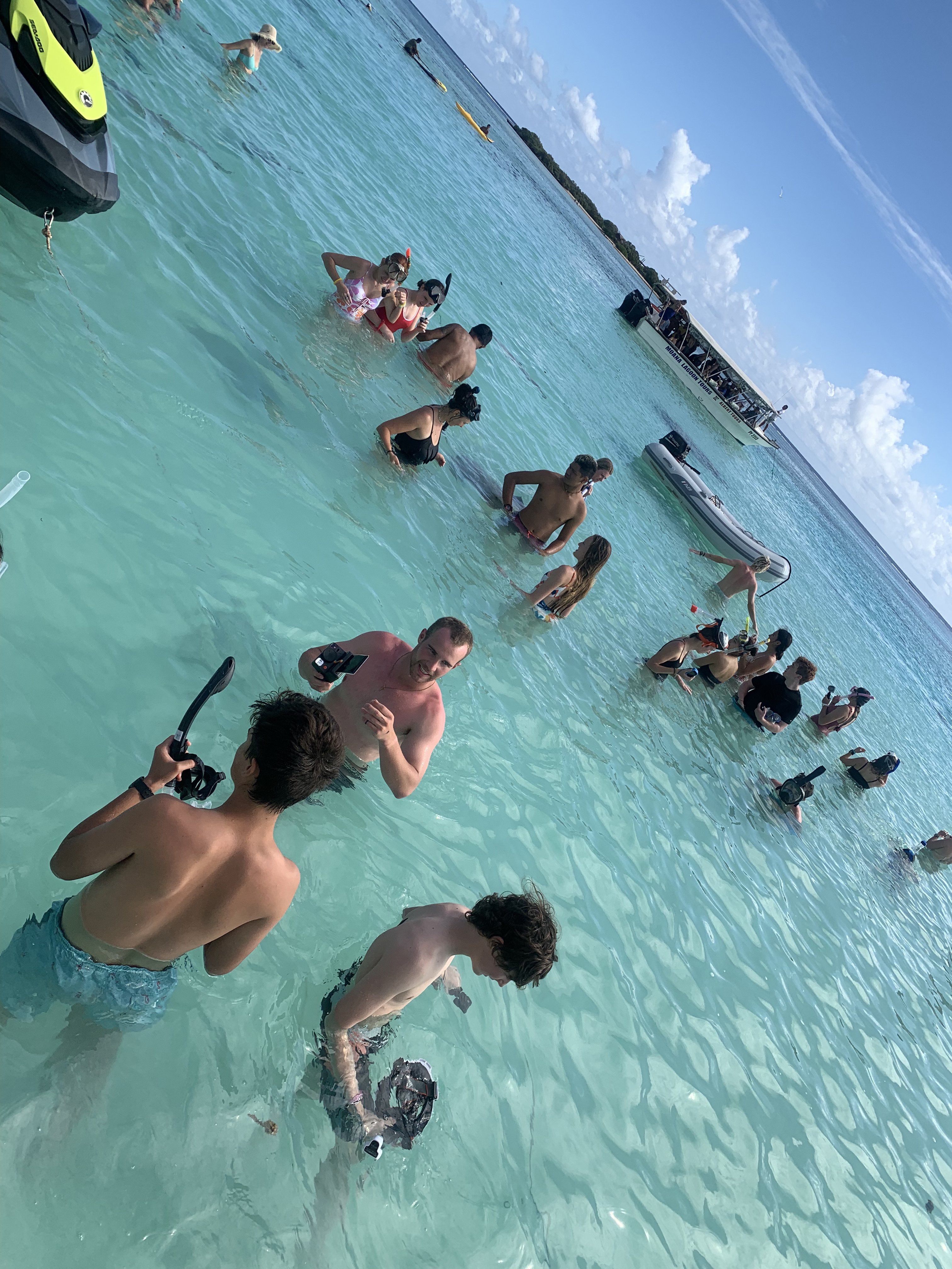 2022 Tahiti Taravao HXP - Day 4 (Kass's Birthday, Swimming with Sharks & Stingrays, Motu Fareone Island, Making Motu Fareone (E'ia Ota), Catching Crabs for 'Alca-Crab', Dance Party on Ferry to Tahiti, Catching Geckos)