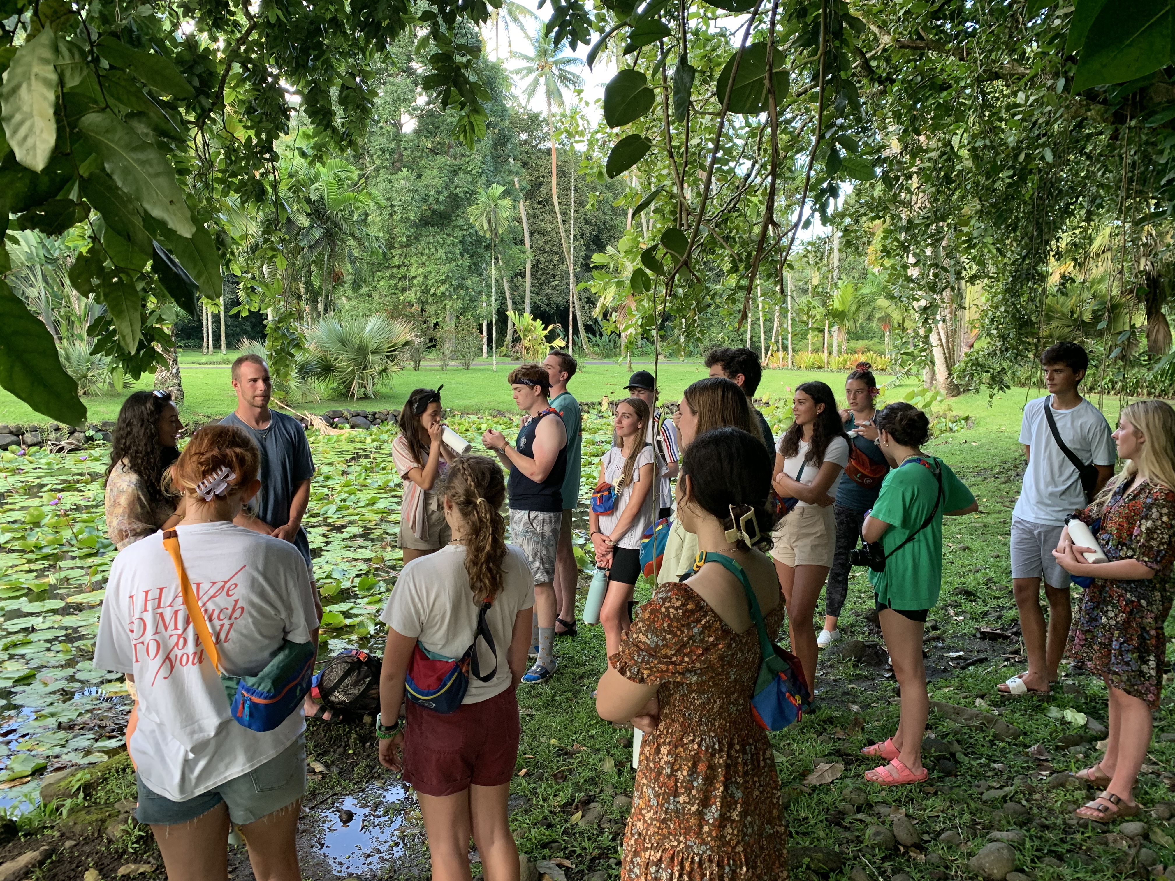 2022 Tahiti Taravao HXP - Day 5 (Staying at Hiti Moana Villa, Church with ❤ Bishop Taylor ❤, Harrison Smith Botanical Garden, Youth Activity & Dinner & Singing with the Papara Ward)