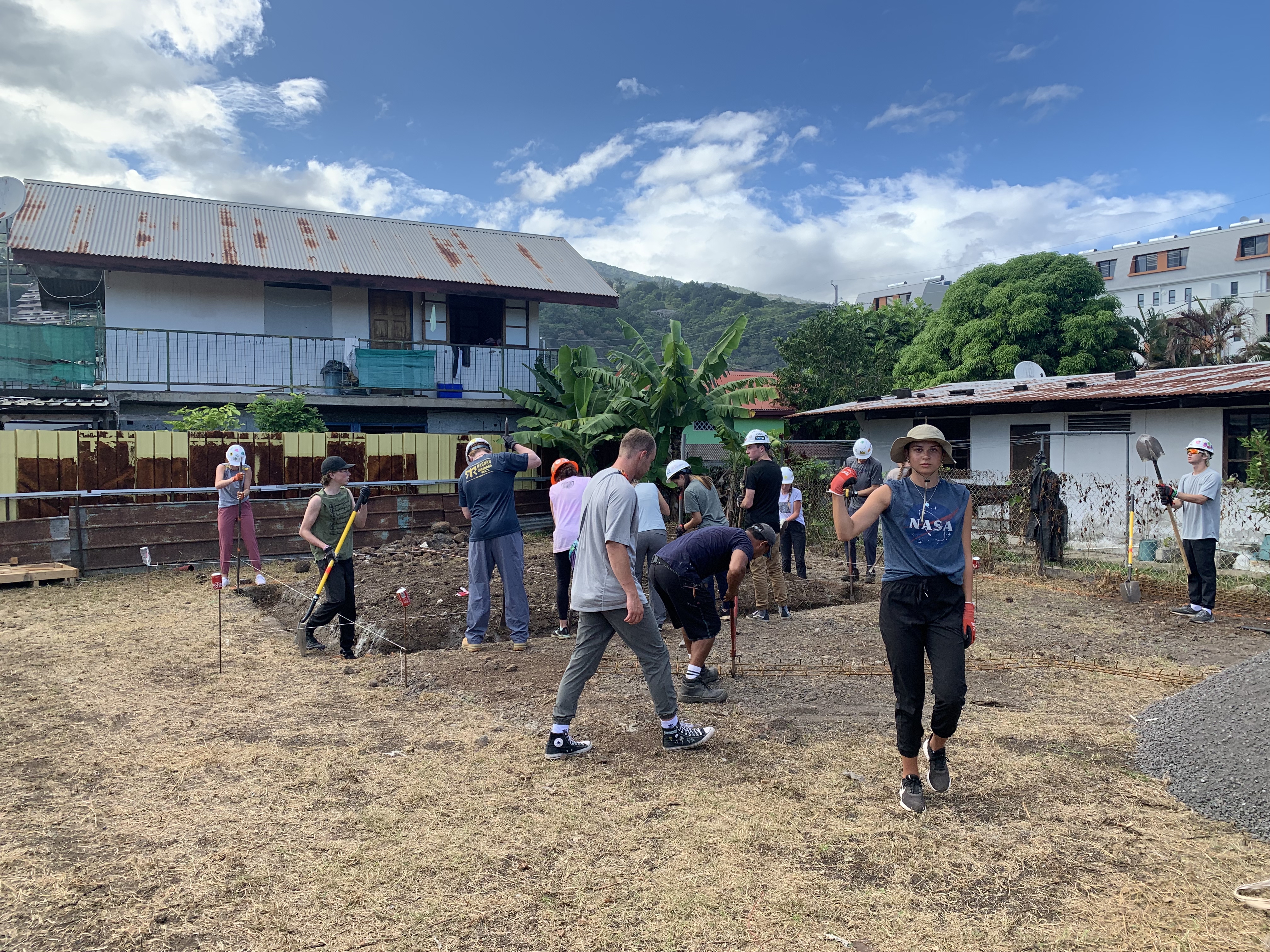 2022 Tahiti Taravao HXP - Day 7 (Tahitian Treats: Tim Tam, Happy Hippos, Hello Panda, Twix Top, Choco Prince, Building Walls & Mixing Cement By Hand, Chef Billy's Ketchup Egg Sandwiches, Making Flower Heis on the Beach, Swimming in the Reef)