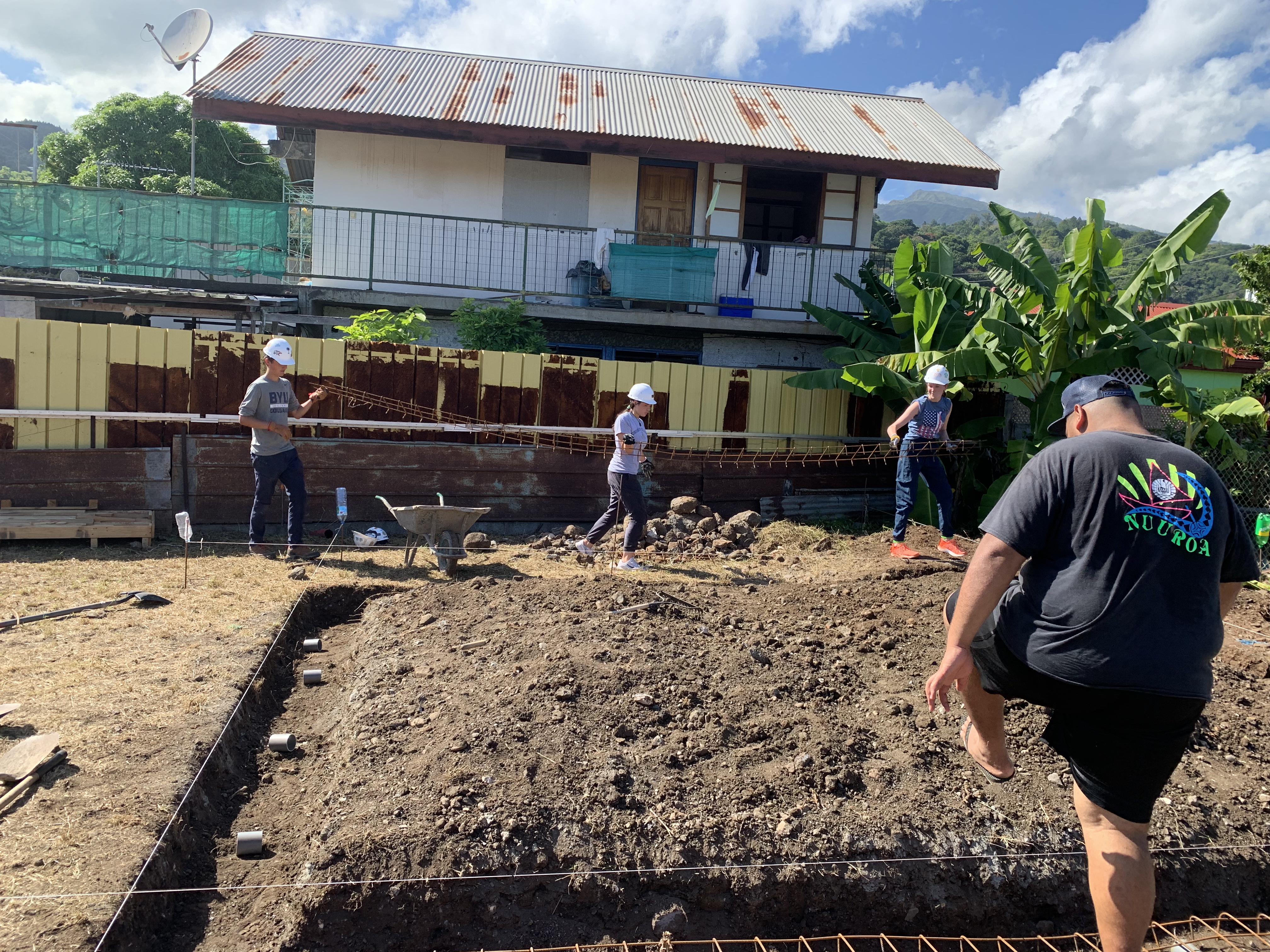 2022 Tahiti Taravao HXP - Day 7 (Tahitian Treats: Tim Tam, Happy Hippos, Hello Panda, Twix Top, Choco Prince, Building Walls & Mixing Cement By Hand, Chef Billy's Ketchup Egg Sandwiches, Making Flower Heis on the Beach, Swimming in the Reef)