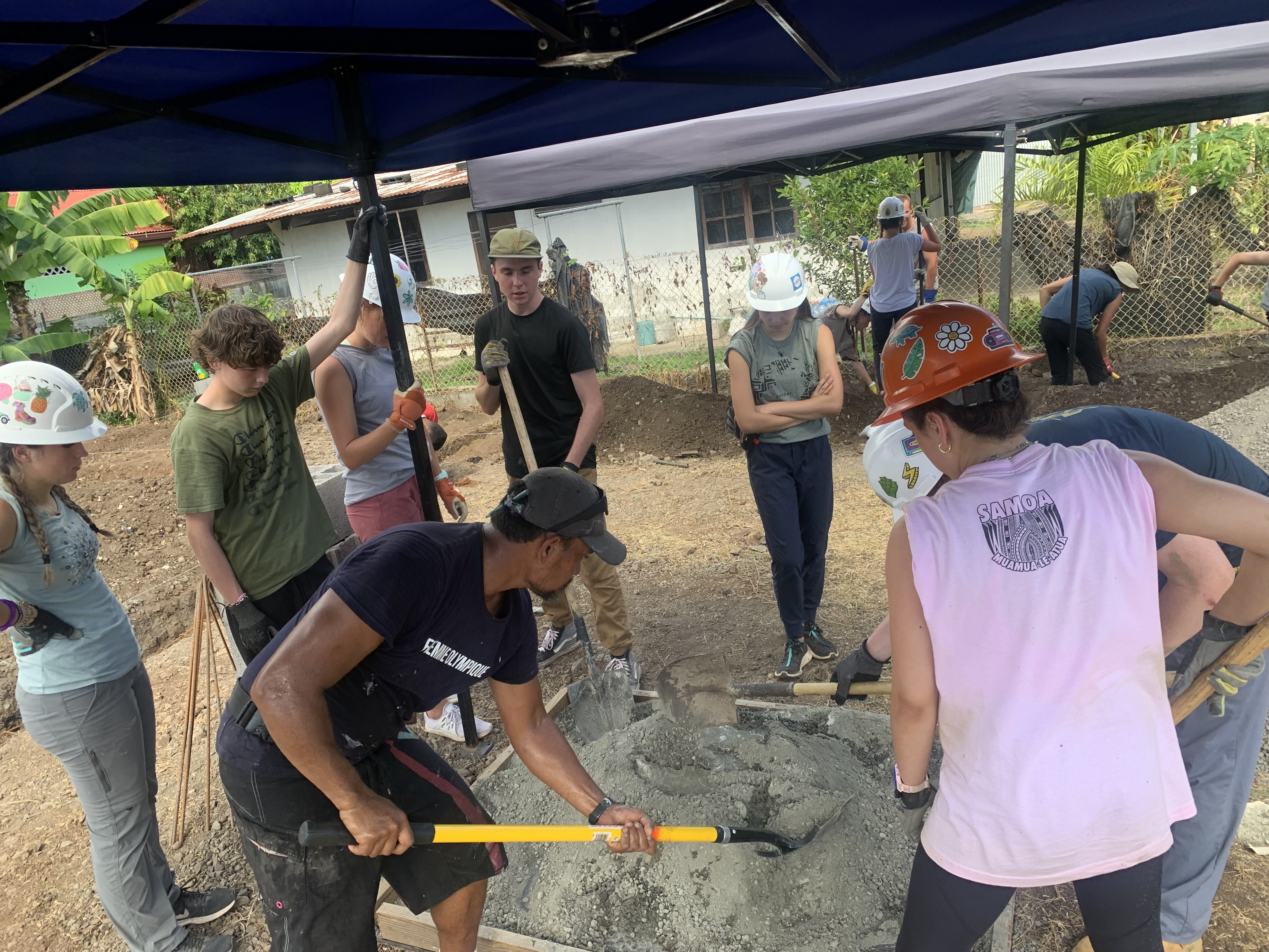2022 Tahiti Taravao HXP - Day 7 (Tahitian Treats: Tim Tam, Happy Hippos, Hello Panda, Twix Top, Choco Prince, Building Walls & Mixing Cement By Hand, Chef Billy's Ketchup Egg Sandwiches, Making Flower Heis on the Beach, Swimming in the Reef)