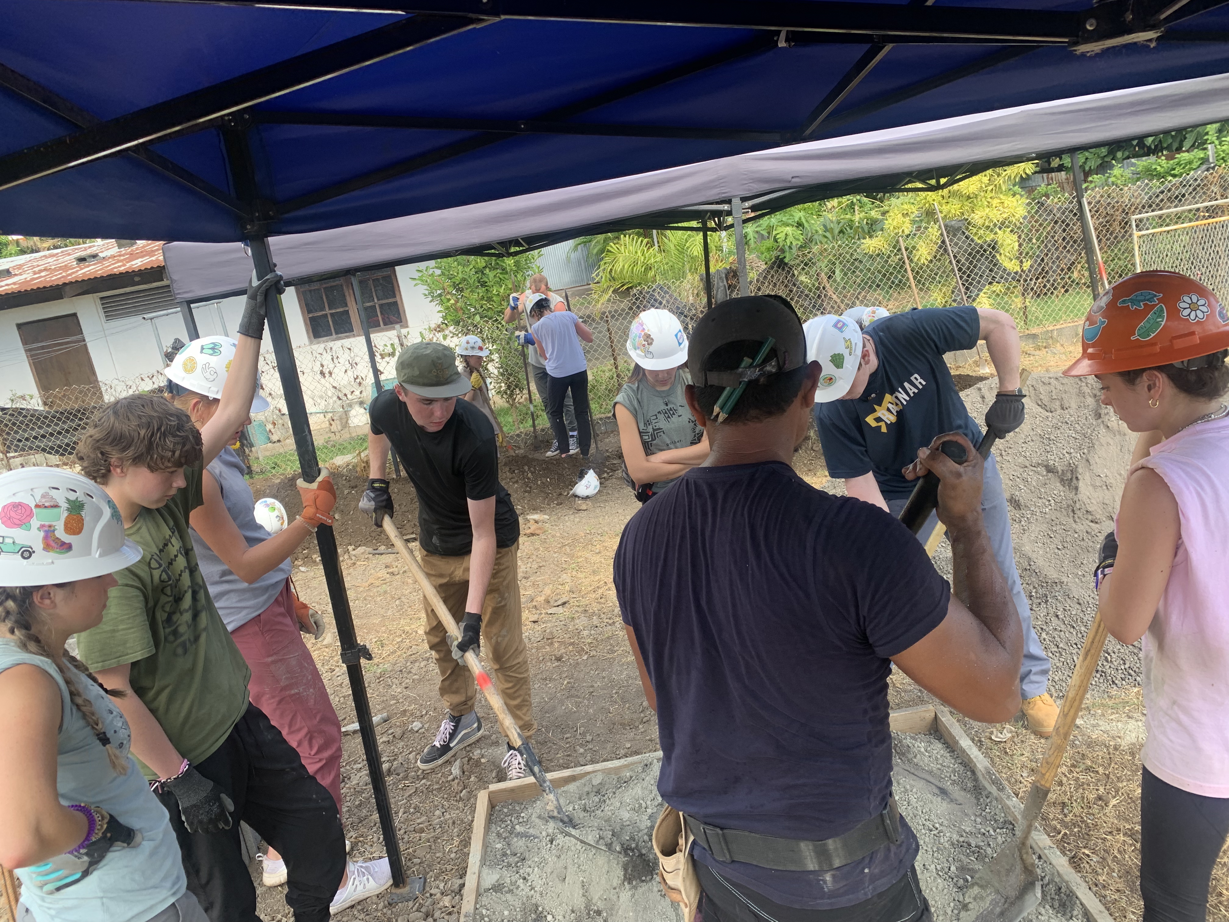 2022 Tahiti Taravao HXP - Day 7 (Tahitian Treats: Tim Tam, Happy Hippos, Hello Panda, Twix Top, Choco Prince, Building Walls & Mixing Cement By Hand, Chef Billy's Ketchup Egg Sandwiches, Making Flower Heis on the Beach, Swimming in the Reef)