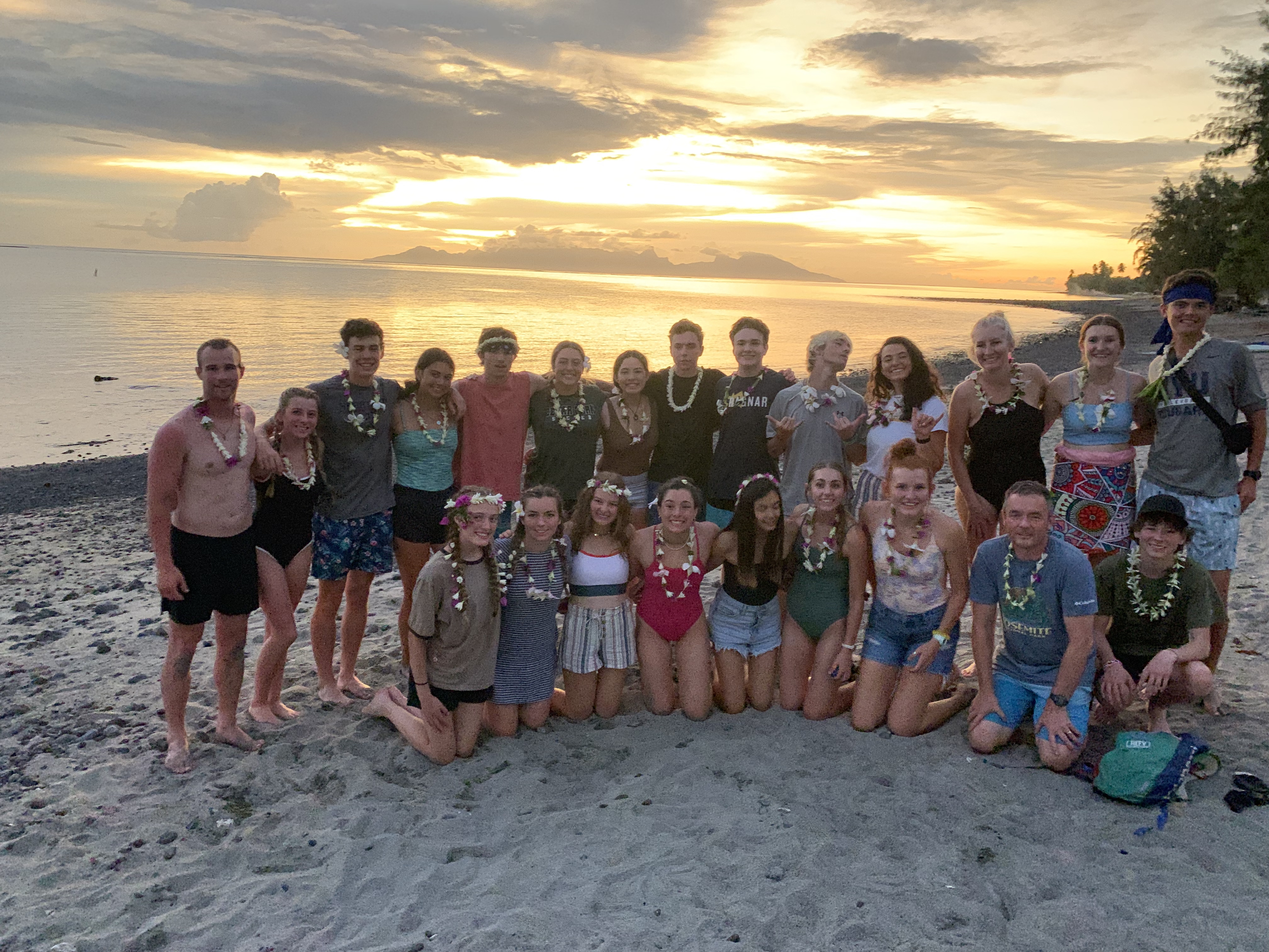 2022 Tahiti Taravao HXP - Day 7 (Tahitian Treats: Tim Tam, Happy Hippos, Hello Panda, Twix Top, Choco Prince, Building Walls & Mixing Cement By Hand, Chef Billy's Ketchup Egg Sandwiches, Making Flower Heis on the Beach, Swimming in the Reef)