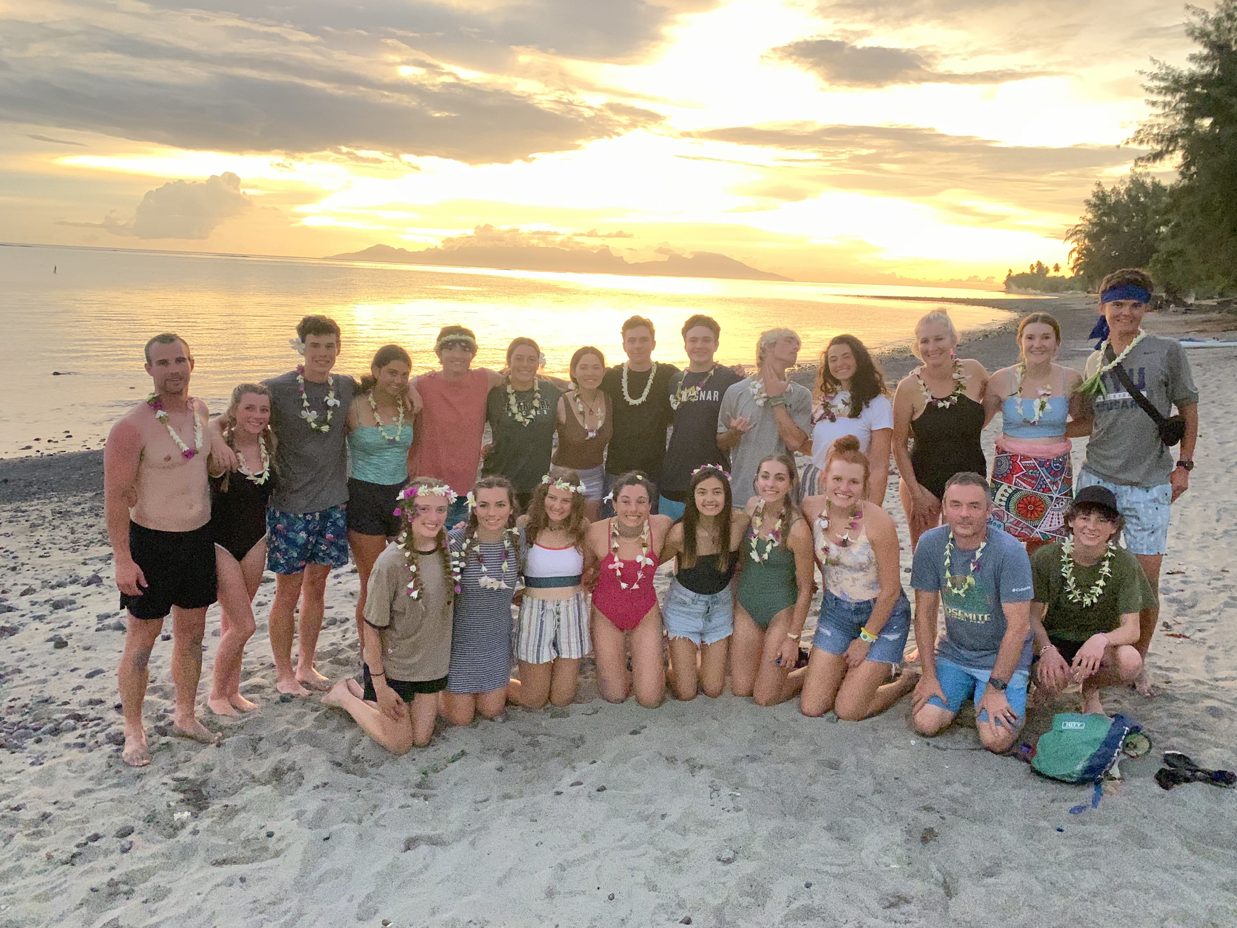 2022 Tahiti Taravao HXP - Day 7 (Tahitian Treats: Tim Tam, Happy Hippos, Hello Panda, Twix Top, Choco Prince, Building Walls & Mixing Cement By Hand, Chef Billy's Ketchup Egg Sandwiches, Making Flower Heis on the Beach, Swimming in the Reef)