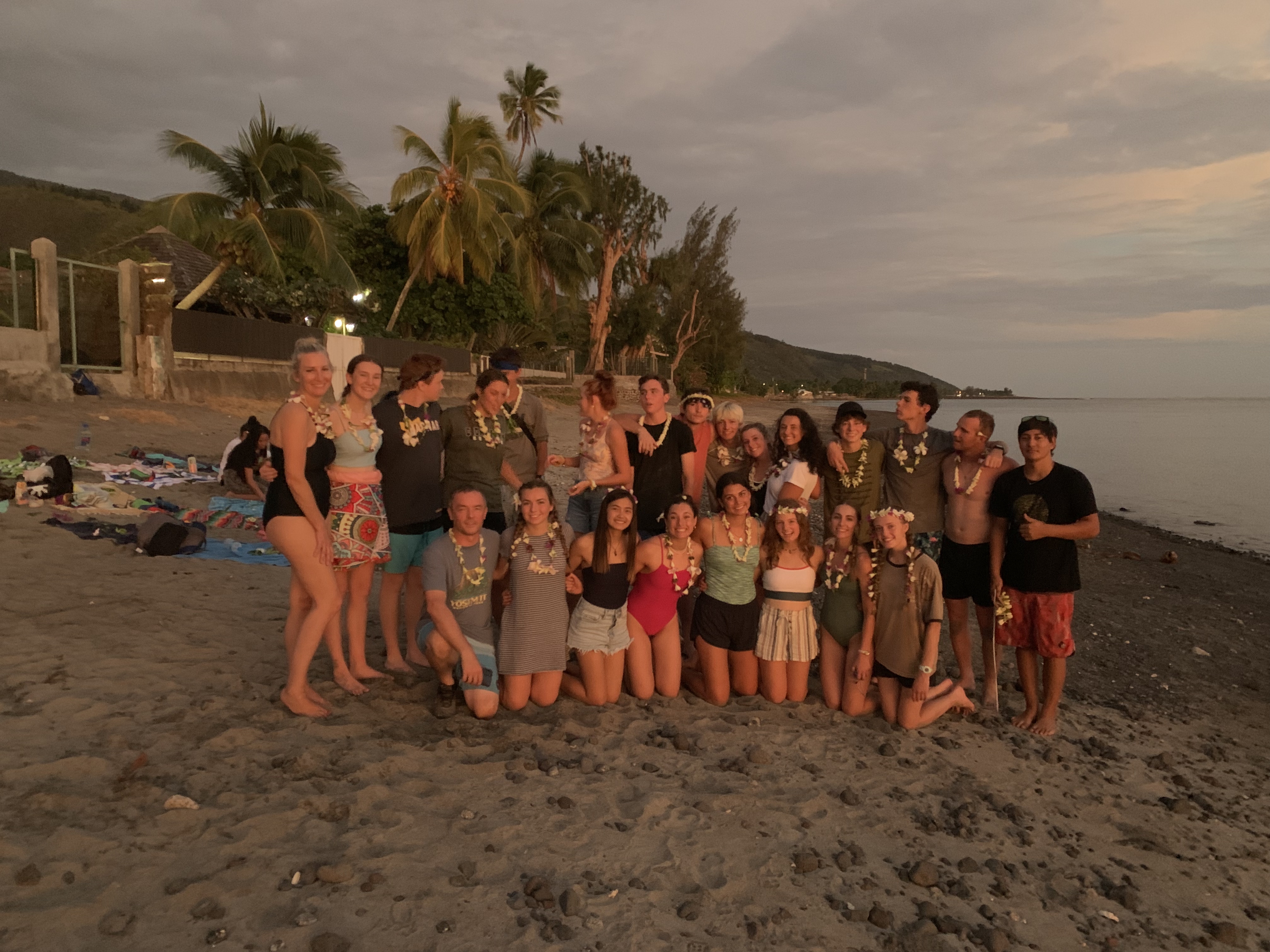 2022 Tahiti Taravao HXP - Day 7 (Tahitian Treats: Tim Tam, Happy Hippos, Hello Panda, Twix Top, Choco Prince, Building Walls & Mixing Cement By Hand, Chef Billy's Ketchup Egg Sandwiches, Making Flower Heis on the Beach, Swimming in the Reef)
