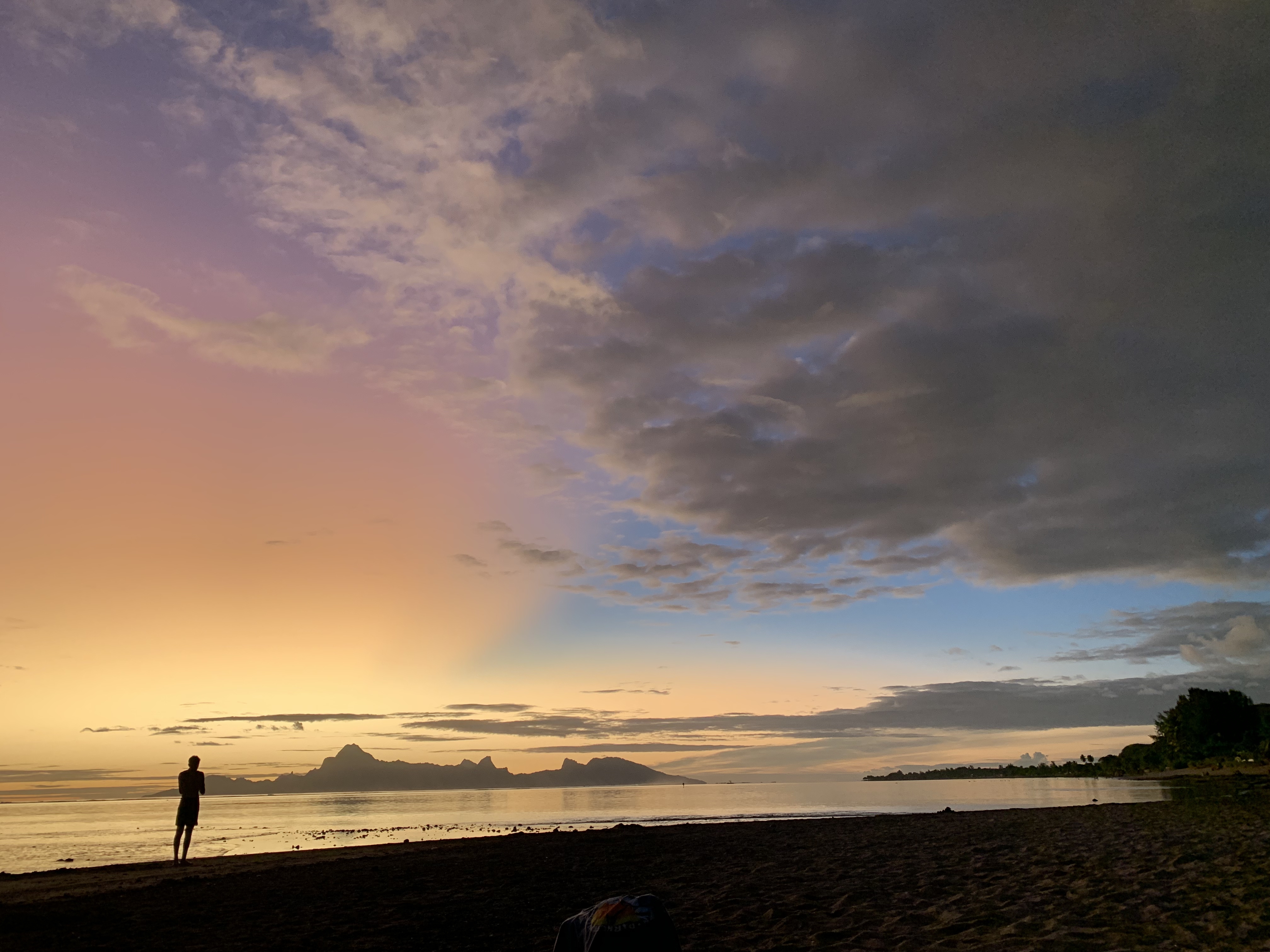 2022 Tahiti Taravao HXP - Day 9 (Pouring the Foundation, Playing with Poisonous Centipedes, Spray Painting Each Other, Digging a Bottomless Pit, Plage Vaiava (Vayava Beach), Another Epic Sunset, Learning a Tahitian Dance (Te Tiare Tahiti), Stingray)