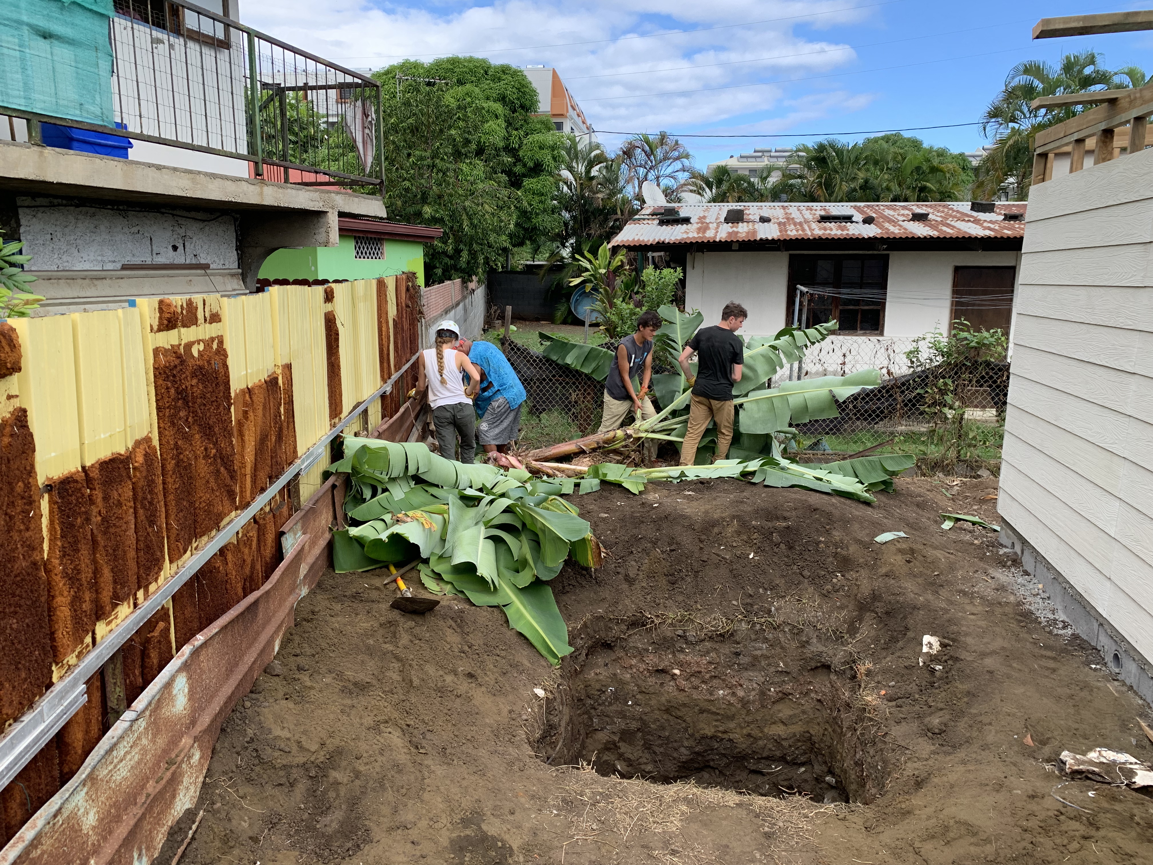 2022 Tahiti Taravao HXP - Day 10 (Banana Nutella Baguette Breakfast, Raising the Walls, Deeper Bottomless Pits for the Septic Tanks, Driver John, Wilson, Catching Crabs, Haka with ❤ Bishop Taylor ❤ & Papara Ward, Traditional Tahitian Dances)