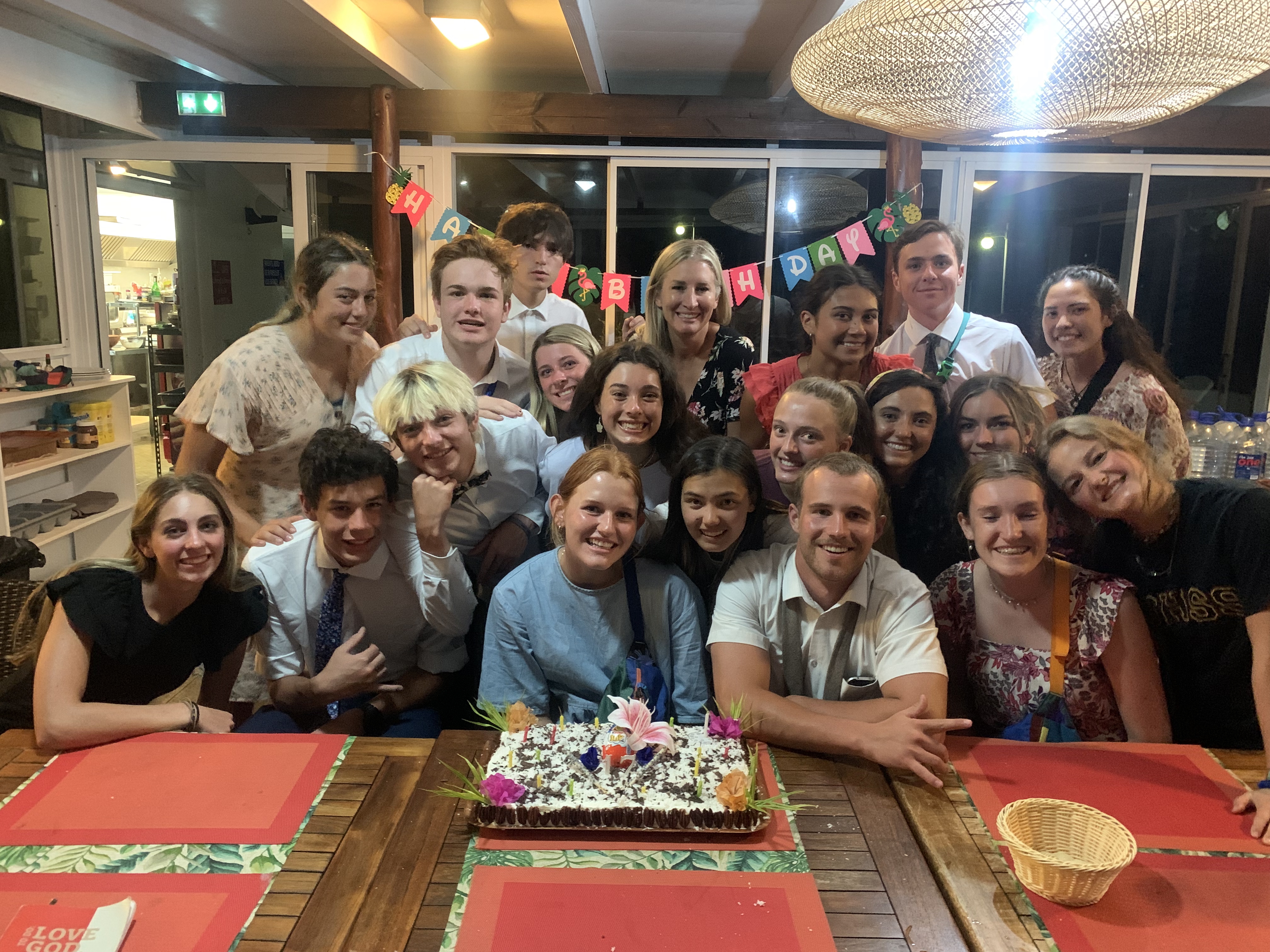 2022 Tahiti Taravao HXP - Day 12 (Church with Vaihiria Ward, Water Gardens Vaipahi Waterfall & Hike, Sacred Eels, Turtles, Haircut, Activity with Vaihiria Ward Youth, Averie's Birthday, Letters Home)