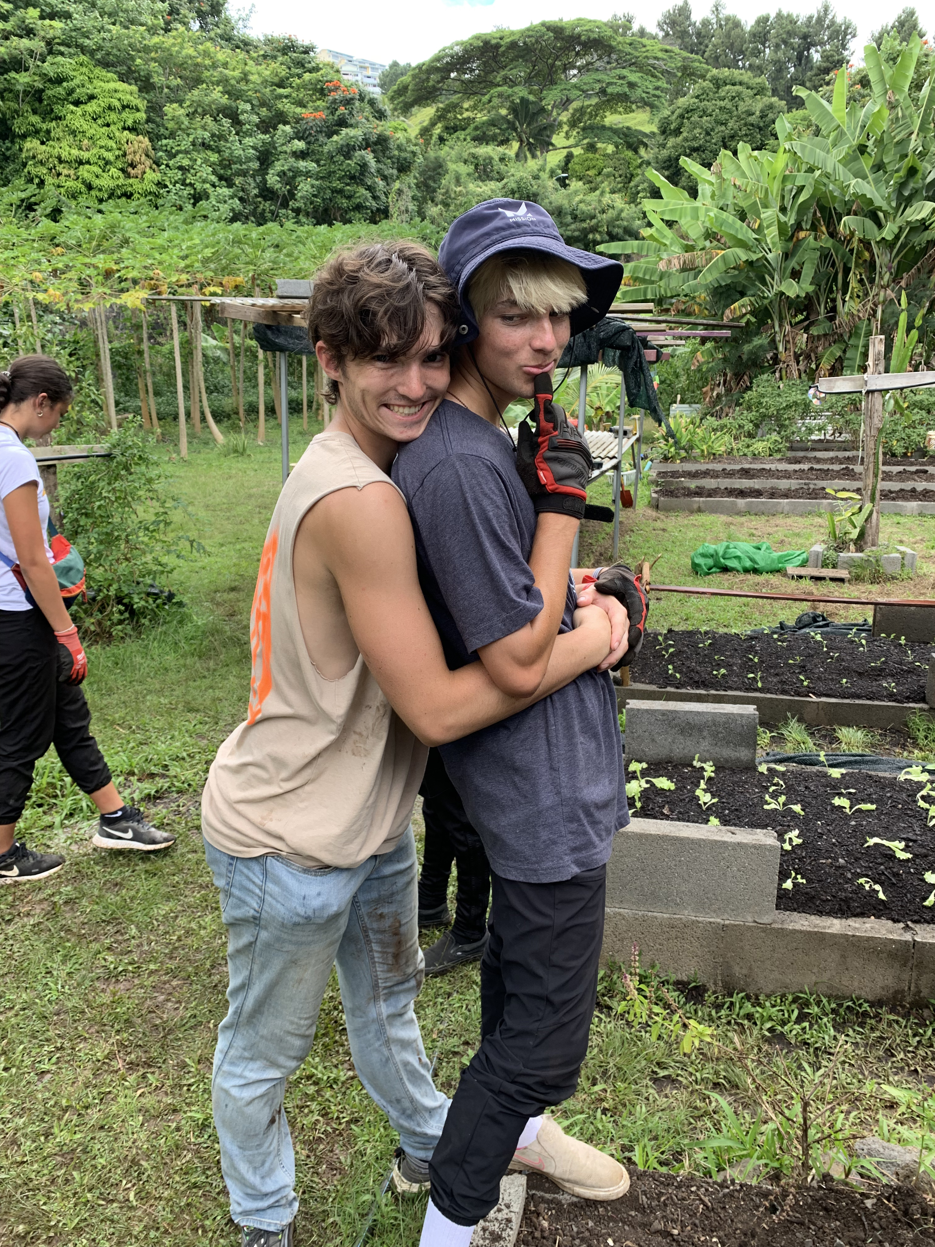 2022 Tahiti Taravao HXP - Day 15 (Epic Morning Devotional, Volunteering at Youth Center, Working at Community Garden on Mountain, Solis, Tiana Sees Her New House, Vaihiria Ward Activity: Coconut Milk, Learning Drums & Tahitian Dances, Making Flower Crowns