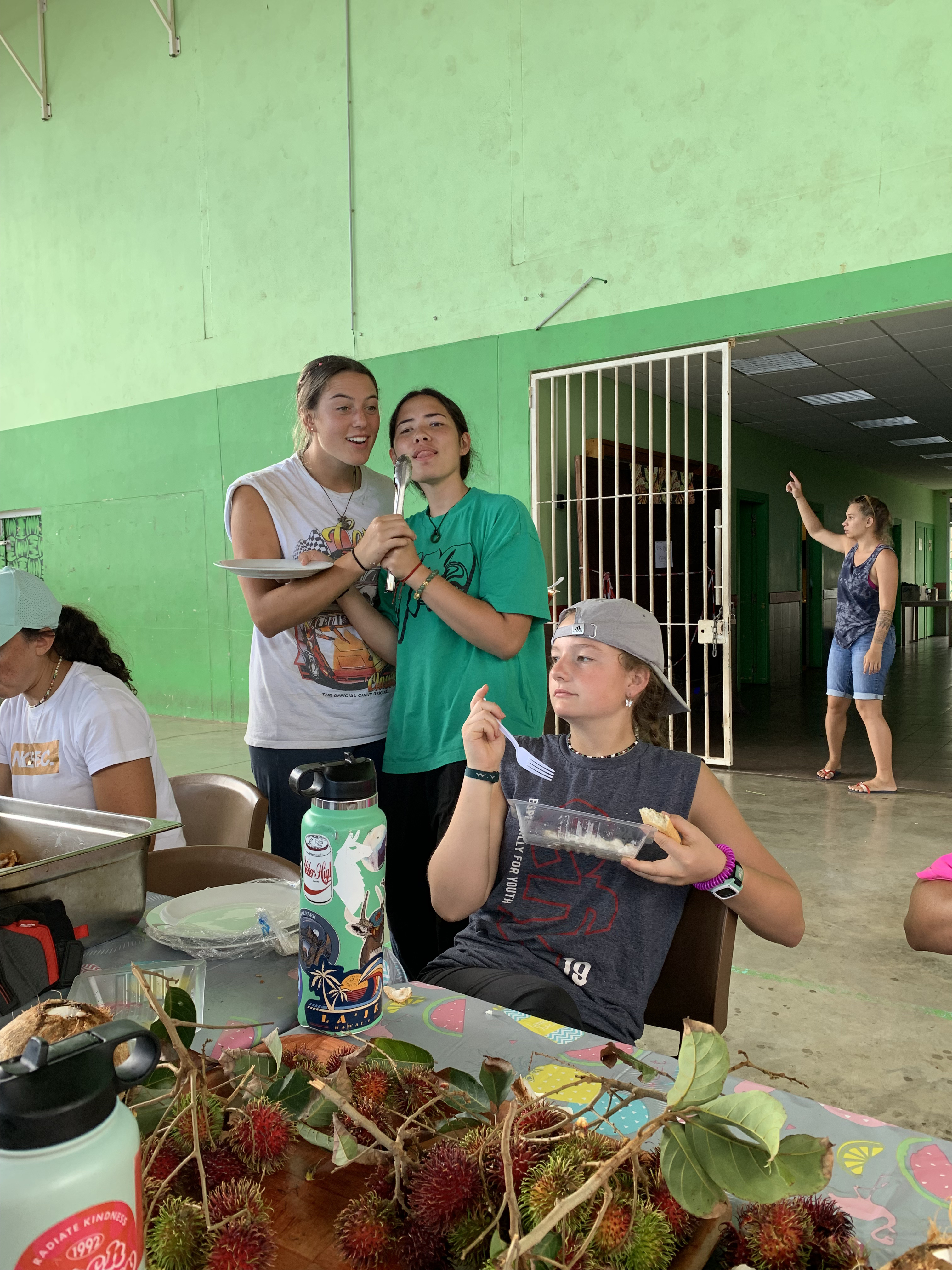 2022 Tahiti Taravao HXP - Day 15 (Epic Morning Devotional, Volunteering at Youth Center, Working at Community Garden on Mountain, Solis, Tiana Sees Her New House, Vaihiria Ward Activity: Coconut Milk, Learning Drums & Tahitian Dances, Making Flower Crowns