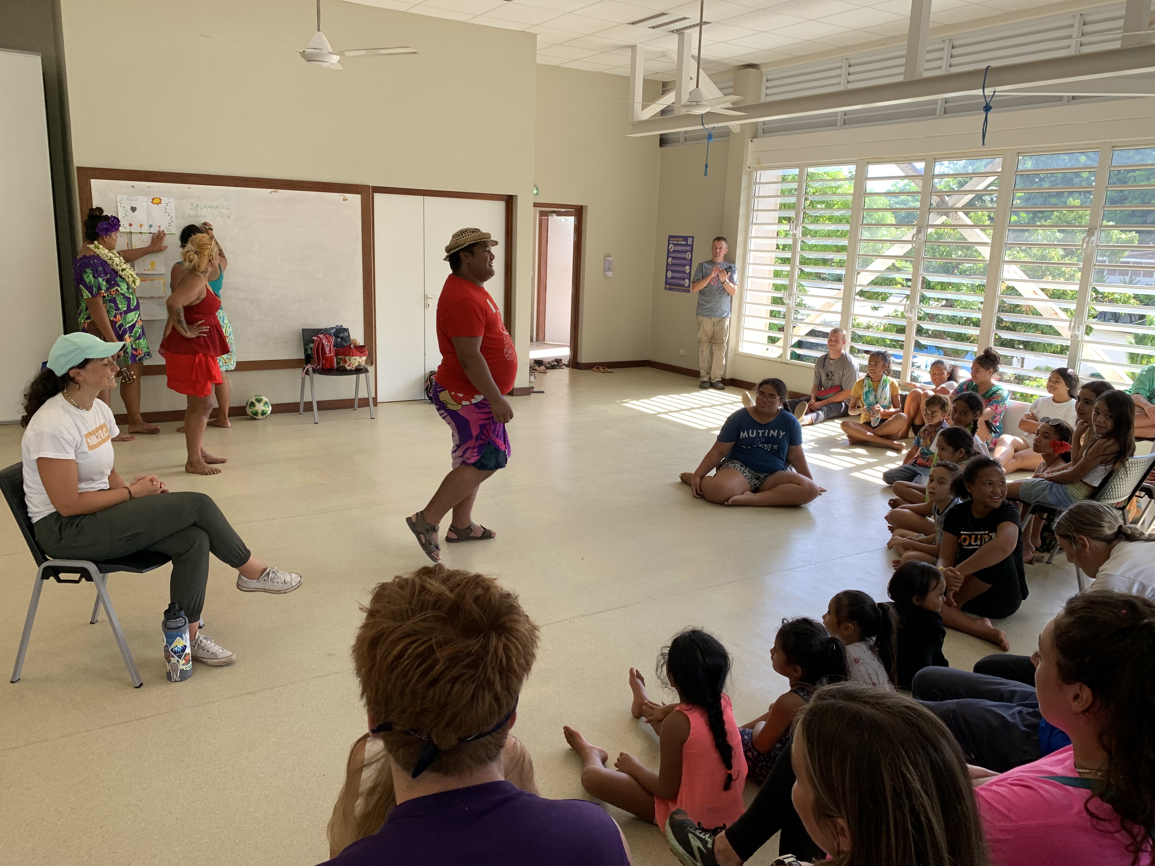 2022 Tahiti Taravao HXP - Day 15 (Epic Morning Devotional, Volunteering at Youth Center, Working at Community Garden on Mountain, Solis, Tiana Sees Her New House, Vaihiria Ward Activity: Coconut Milk, Learning Drums & Tahitian Dances, Making Flower Crowns