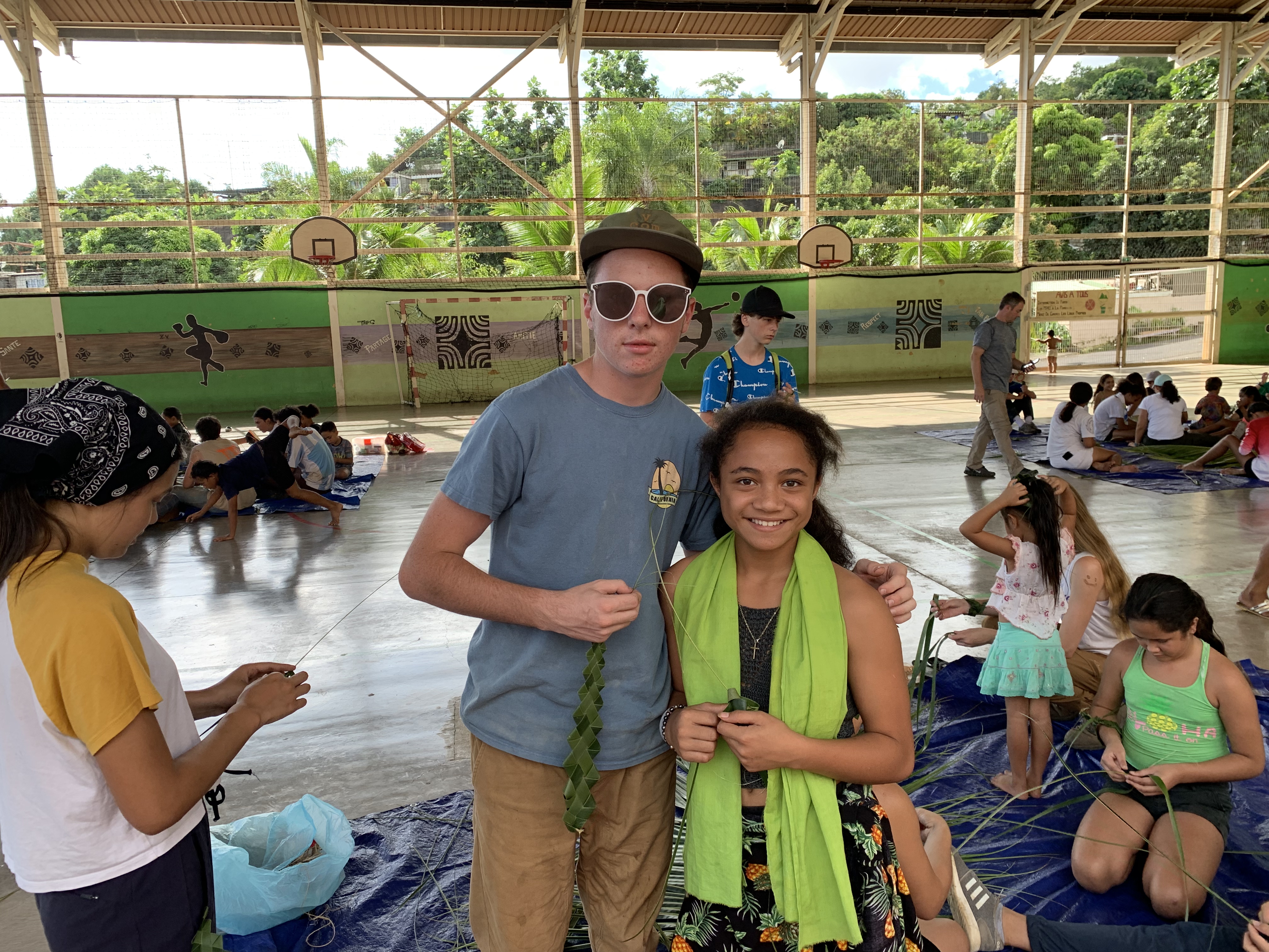 2022 Tahiti Taravao HXP - Day 15 (Epic Morning Devotional, Volunteering at Youth Center, Working at Community Garden on Mountain, Solis, Tiana Sees Her New House, Vaihiria Ward Activity: Coconut Milk, Learning Drums & Tahitian Dances, Making Flower Crowns