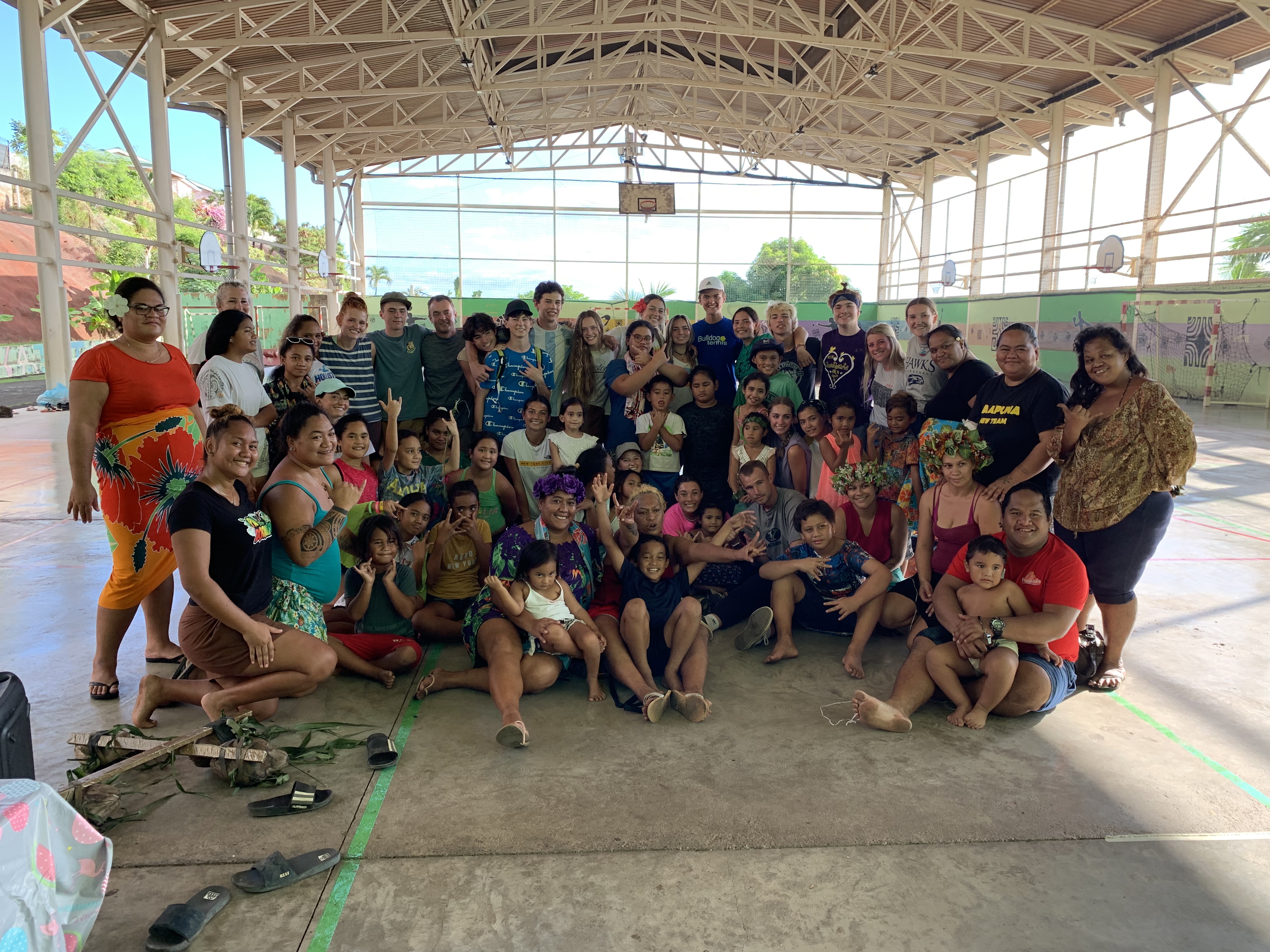 2022 Tahiti Taravao HXP - Day 15 (Epic Morning Devotional, Volunteering at Youth Center, Working at Community Garden on Mountain, Solis, Tiana Sees Her New House, Vaihiria Ward Activity: Coconut Milk, Learning Drums & Tahitian Dances, Making Flower Crowns