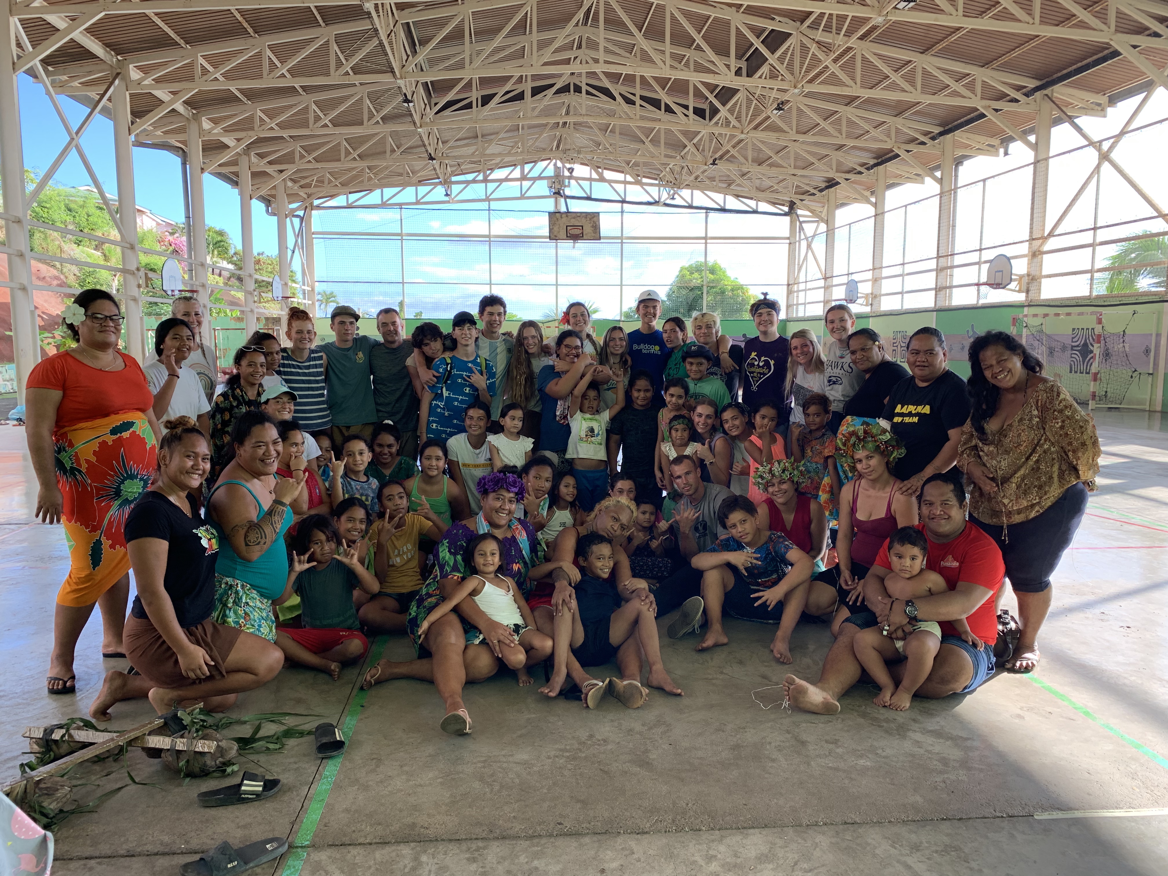 2022 Tahiti Taravao HXP - Day 15 (Epic Morning Devotional, Volunteering at Youth Center, Working at Community Garden on Mountain, Solis, Tiana Sees Her New House, Vaihiria Ward Activity: Coconut Milk, Learning Drums & Tahitian Dances, Making Flower Crowns