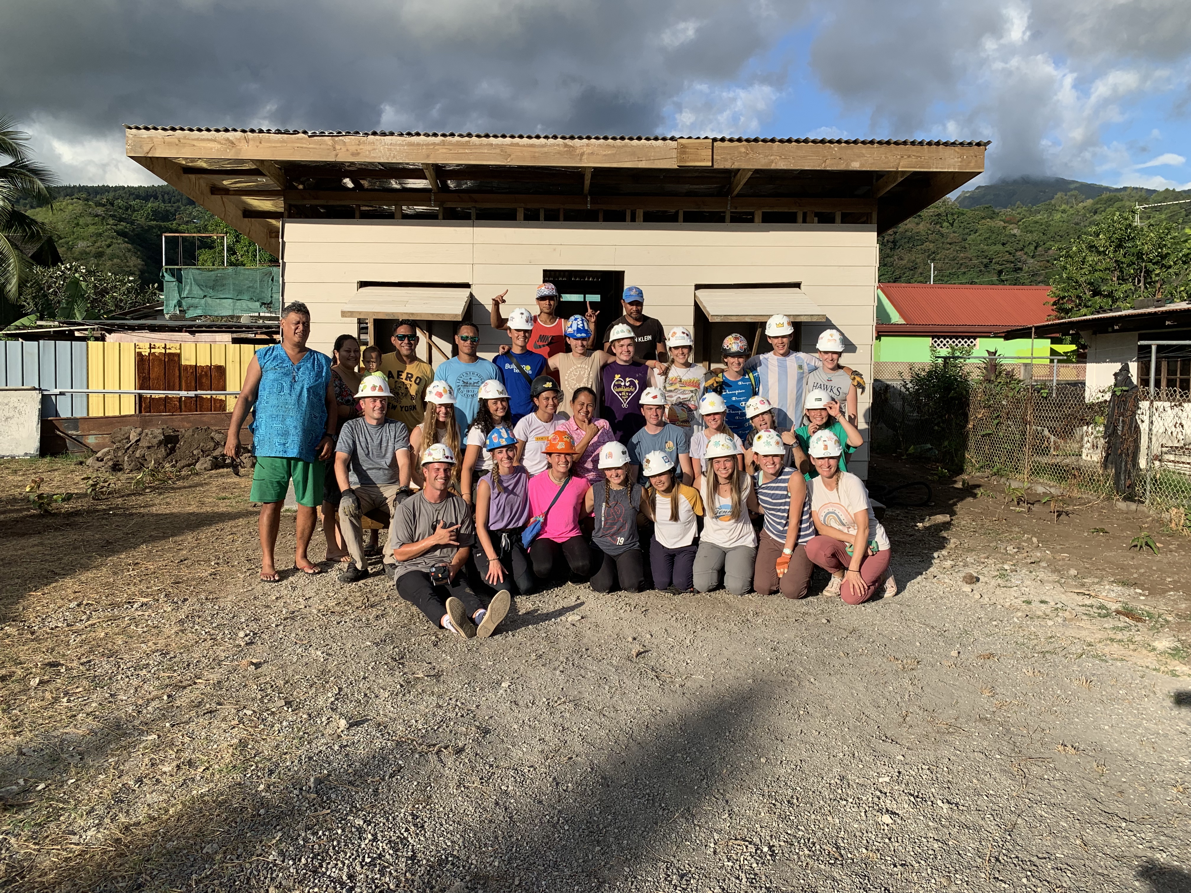 2022 Tahiti Taravao HXP - Day 15 (Epic Morning Devotional, Volunteering at Youth Center, Working at Community Garden on Mountain, Solis, Tiana Sees Her New House, Vaihiria Ward Activity: Coconut Milk, Learning Drums & Tahitian Dances, Making Flower Crowns