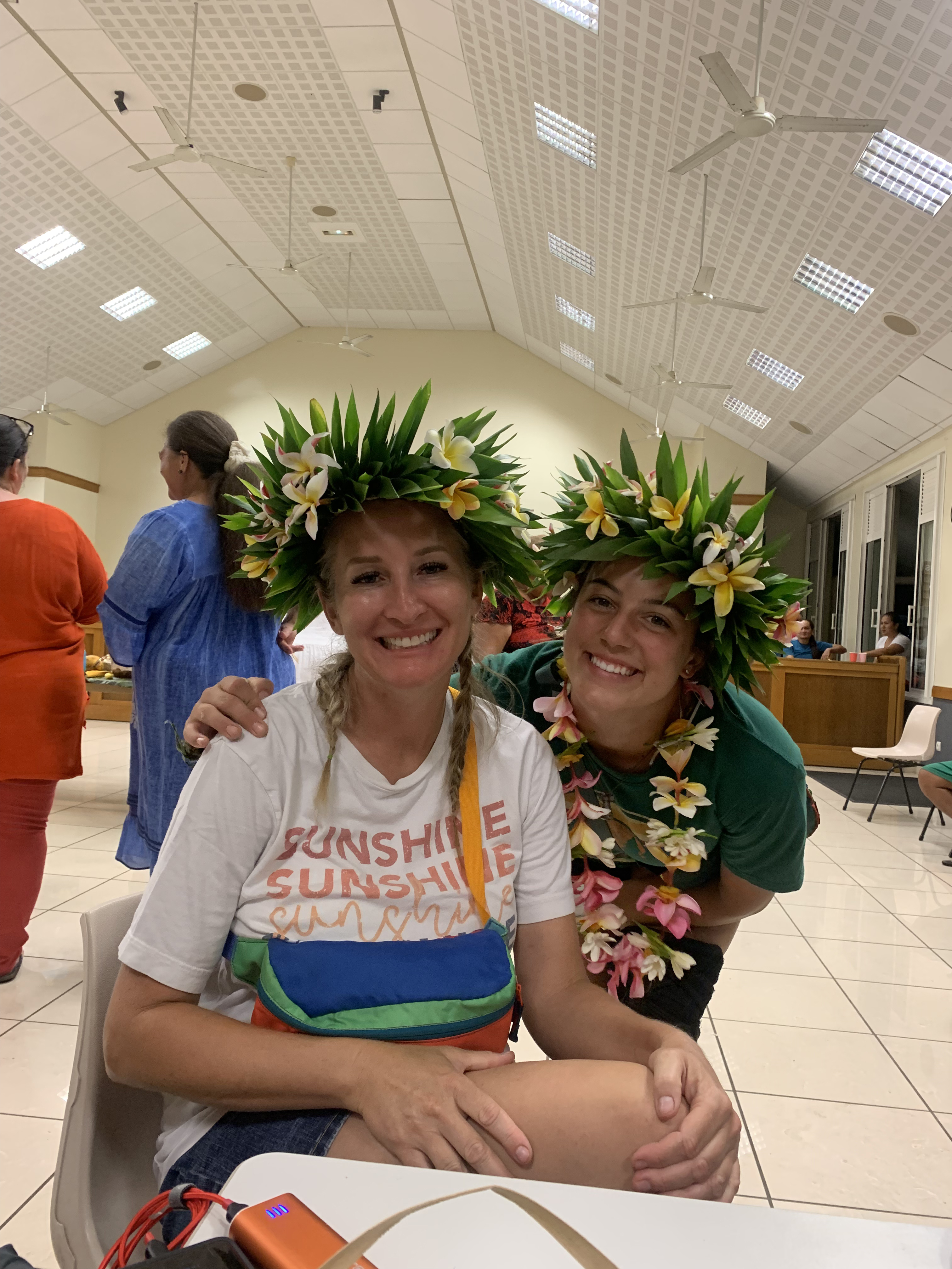 2022 Tahiti Taravao HXP - Day 15 (Epic Morning Devotional, Volunteering at Youth Center, Working at Community Garden on Mountain, Solis, Tiana Sees Her New House, Vaihiria Ward Activity: Coconut Milk, Learning Drums & Tahitian Dances, Making Flower Crowns