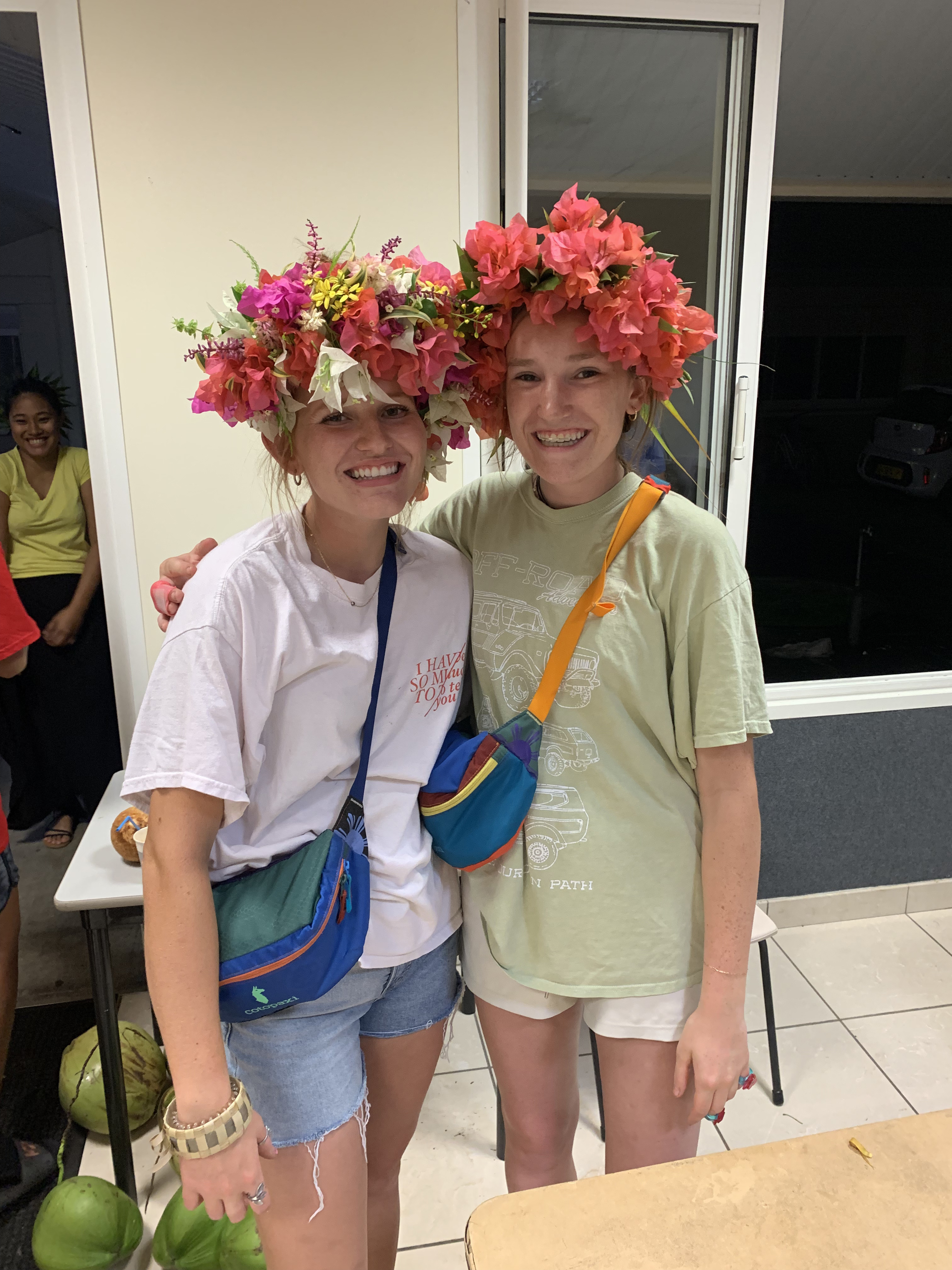 2022 Tahiti Taravao HXP - Day 15 (Epic Morning Devotional, Volunteering at Youth Center, Working at Community Garden on Mountain, Solis, Tiana Sees Her New House, Vaihiria Ward Activity: Coconut Milk, Learning Drums & Tahitian Dances, Making Flower Crowns