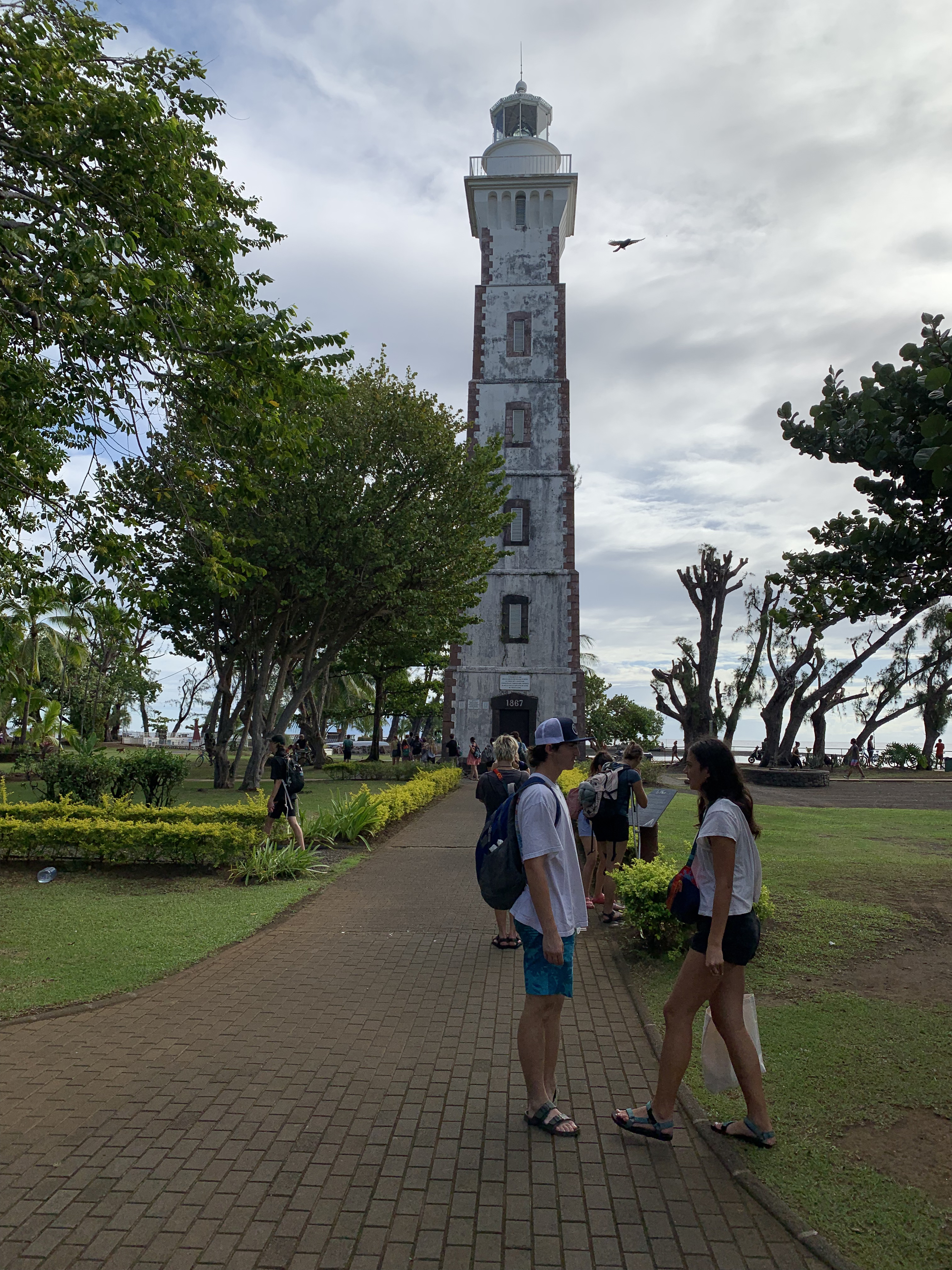 2022 Tahiti Taravao HXP - Day 16 (Baptisms at the Papeete Tahiti Temple, Bryan's Temple Story, Shopping @ the Papeete Market, Raisin Fanta, Pointe V�nus (Point Venus) Black Sand Beach & Lighthouse, Rainbows, Sandcastles, Downpour, Epic Sunset, All-Nighter