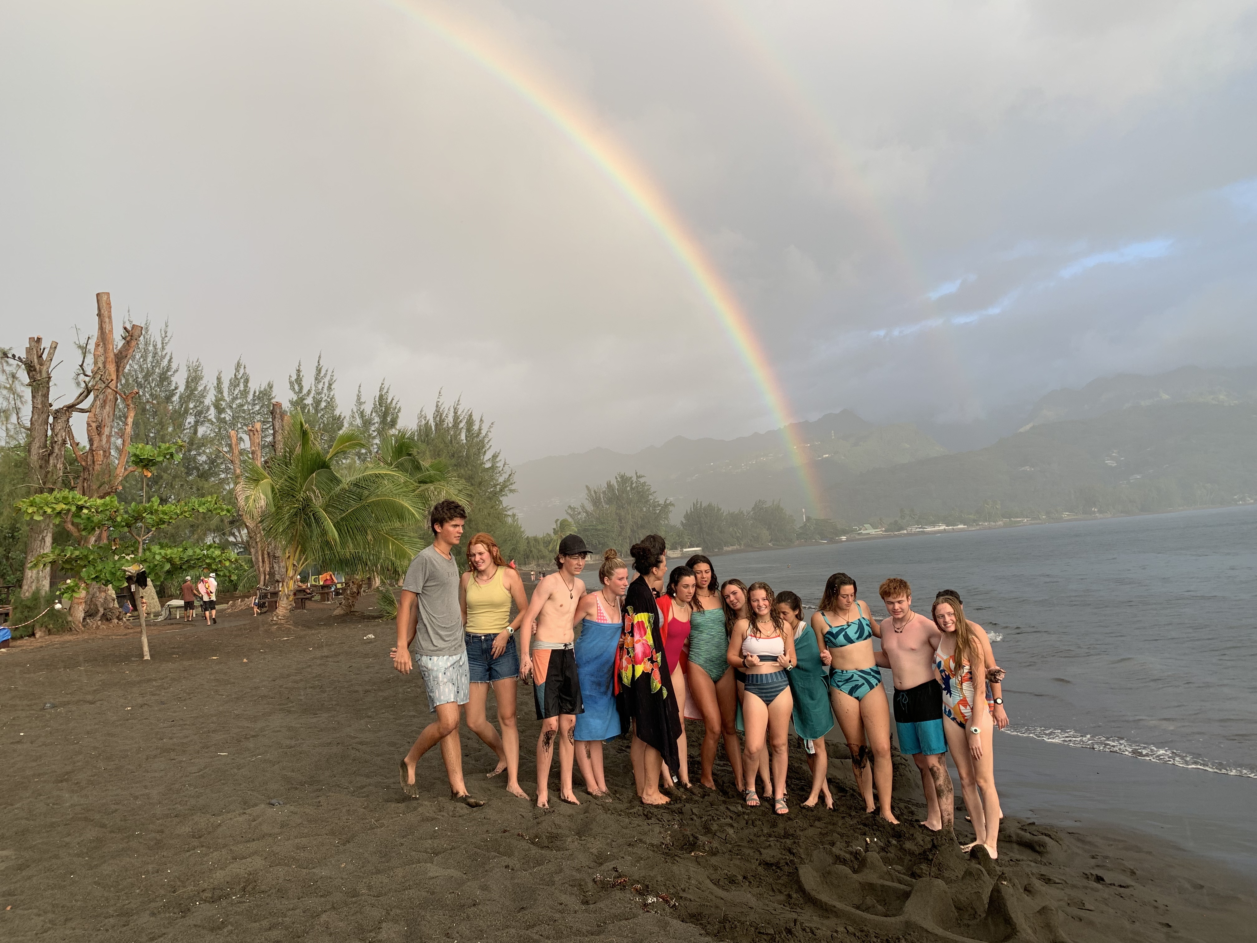 2022 Tahiti Taravao HXP - Day 16 (Baptisms at the Papeete Tahiti Temple, Bryan's Temple Story, Shopping @ the Papeete Market, Raisin Fanta, Pointe Vnus (Point Venus) Black Sand Beach & Lighthouse, Rainbows, Sandcastles, Downpour, Epic Sunset, All-Nighter