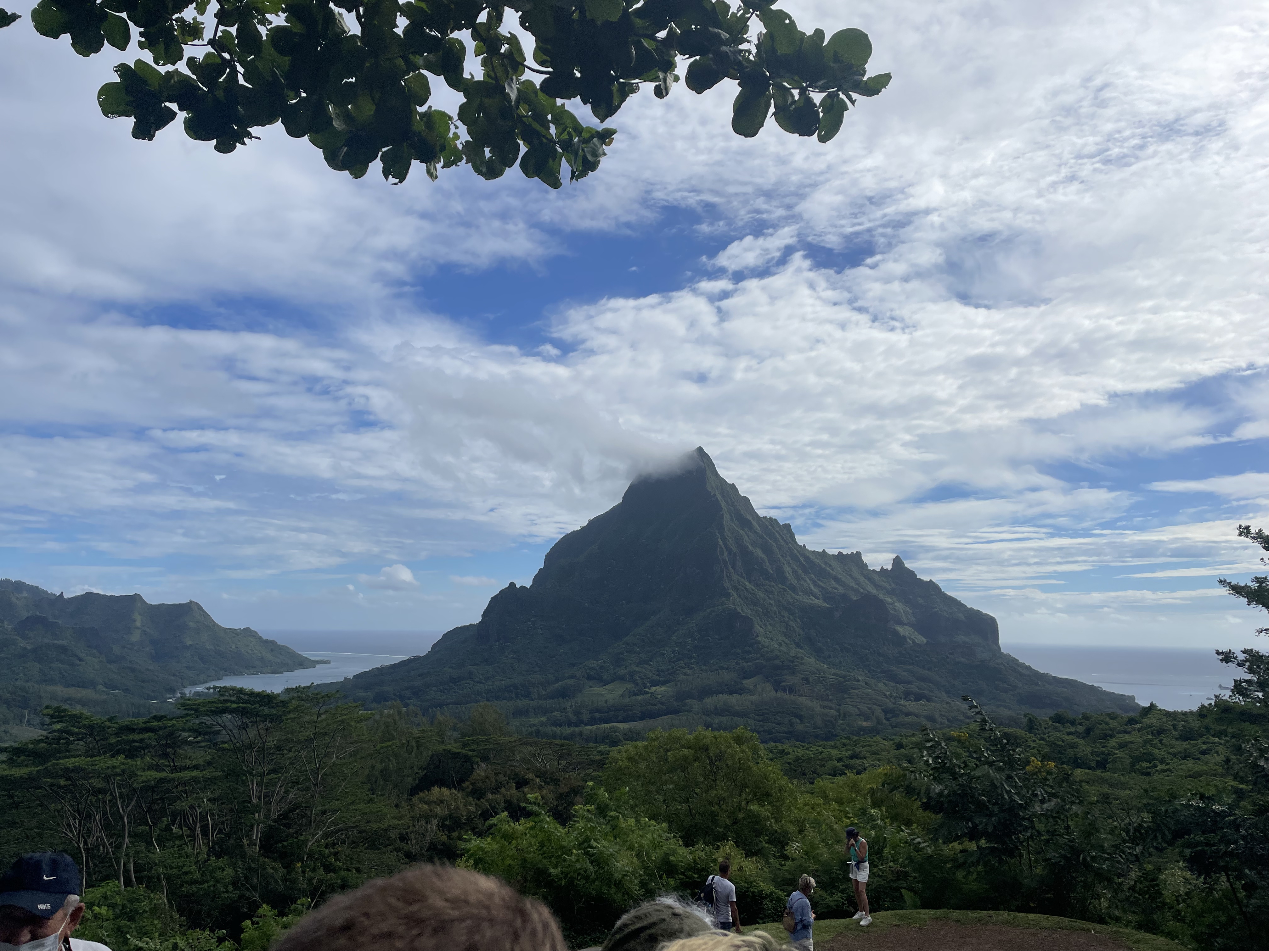 2022 Tahiti Taravao HXP - Day 3 (Devotional, Moorea Jeep Safari, Magic Mountain Overlook, Jam Tasting, Belvedere Lookout, Marae-o-Mahine, Touching Sacred Eels, Fresh Pineapple & Coconut, Making Headbands, Beach Games, Tahitian Dance & Fire Show)