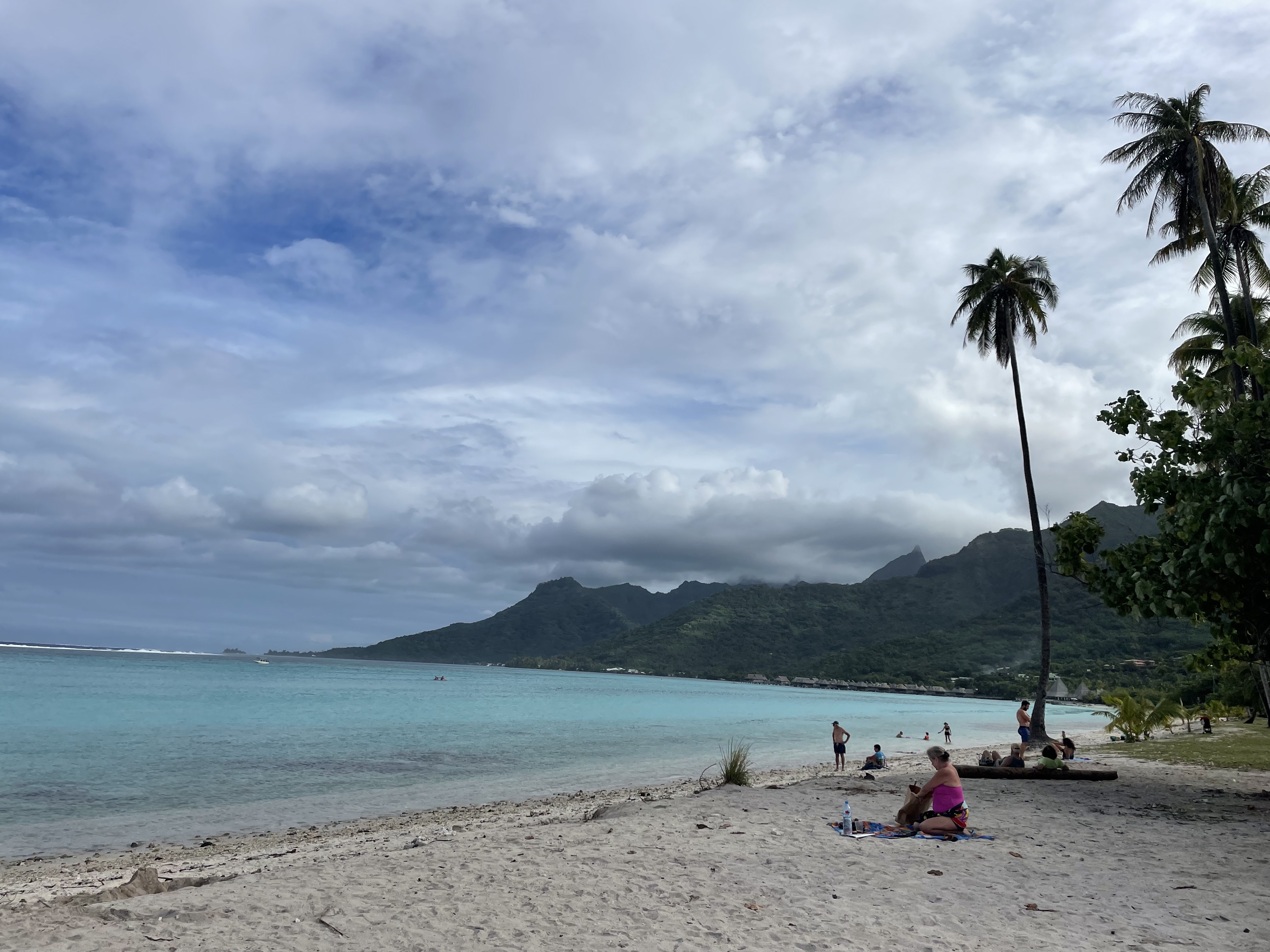 2022 Tahiti Taravao HXP - Day 3 (Devotional, Moorea Jeep Safari, Magic Mountain Overlook, Jam Tasting, Belvedere Lookout, Marae-o-Mahine, Touching Sacred Eels, Fresh Pineapple & Coconut, Making Headbands, Beach Games, Tahitian Dance & Fire Show)