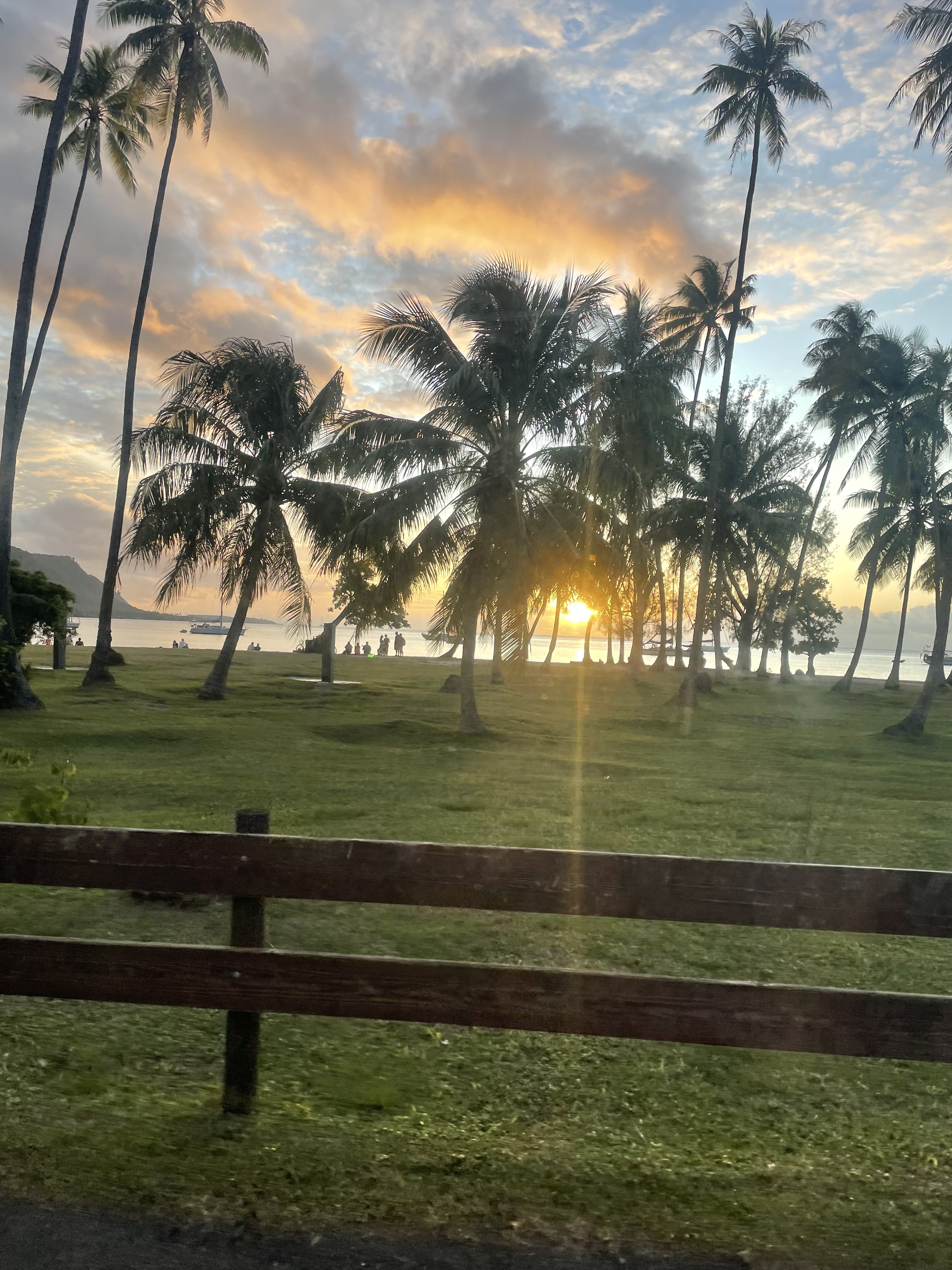 2022 Tahiti Taravao HXP - Day 3 (Devotional, Moorea Jeep Safari, Magic Mountain Overlook, Jam Tasting, Belvedere Lookout, Marae-o-Mahine, Touching Sacred Eels, Fresh Pineapple & Coconut, Making Headbands, Beach Games, Tahitian Dance & Fire Show)