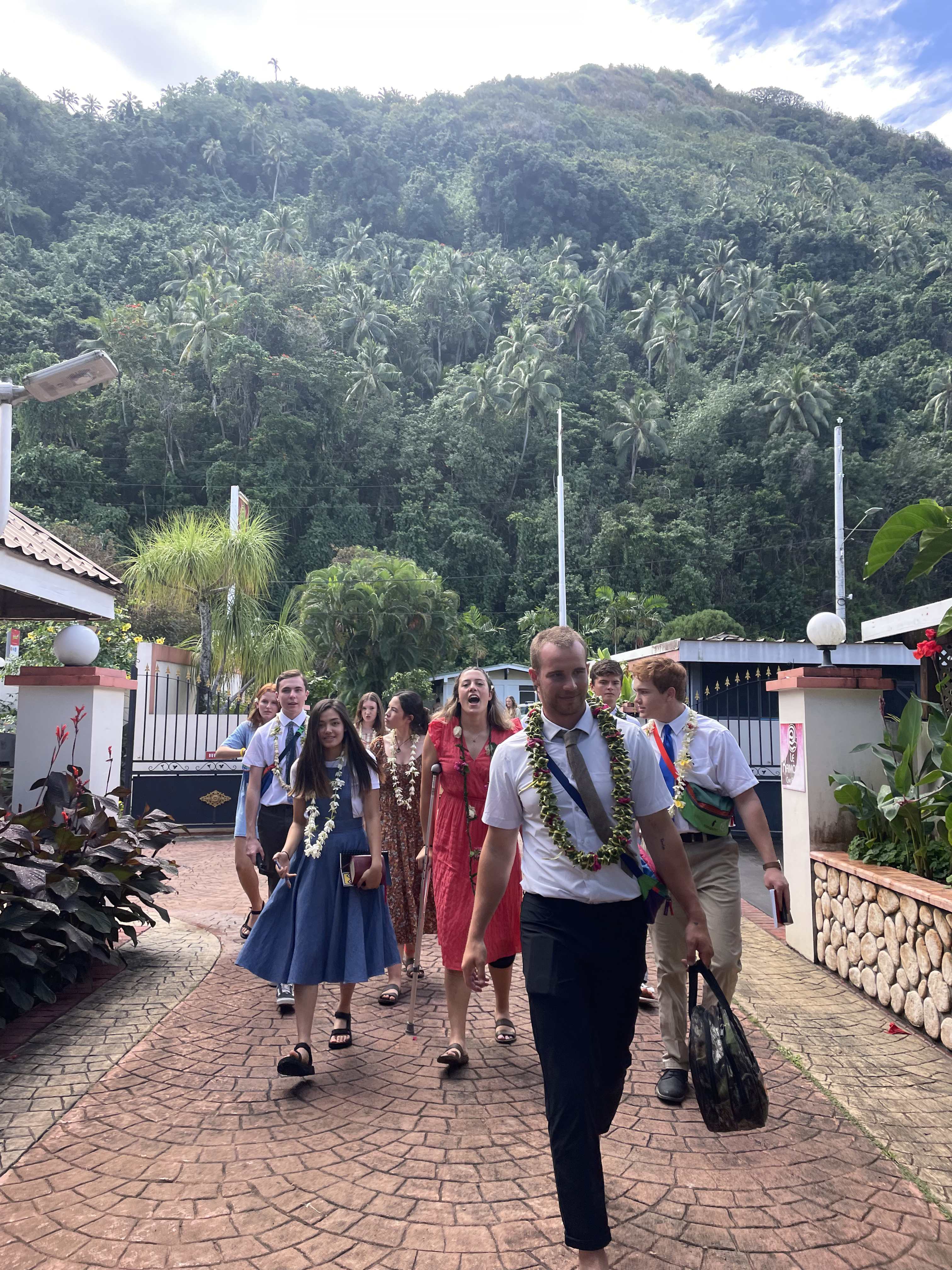 2022 Tahiti Taravao HXP - Day 5 (Staying at Hiti Moana Villa, Church with ❤ Bishop Taylor ❤, Harrison Smith Botanical Garden, Youth Activity & Dinner & Singing with the Papara Ward)