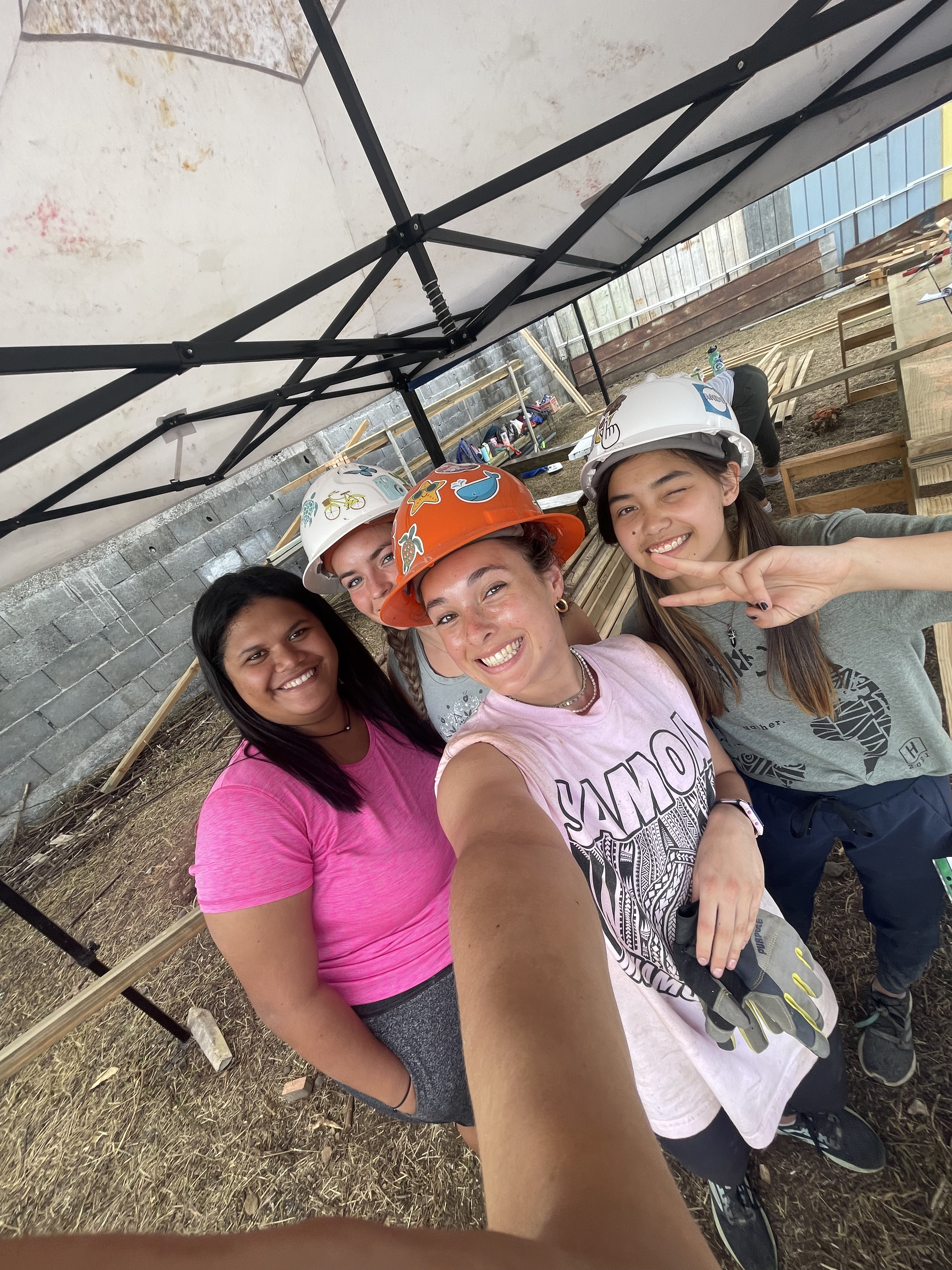 2022 Tahiti Taravao HXP - Day 7 (Tahitian Treats: Tim Tam, Happy Hippos, Hello Panda, Twix Top, Choco Prince, Building Walls & Mixing Cement By Hand, Chef Billy's Ketchup Egg Sandwiches, Making Flower Heis on the Beach, Swimming in the Reef)