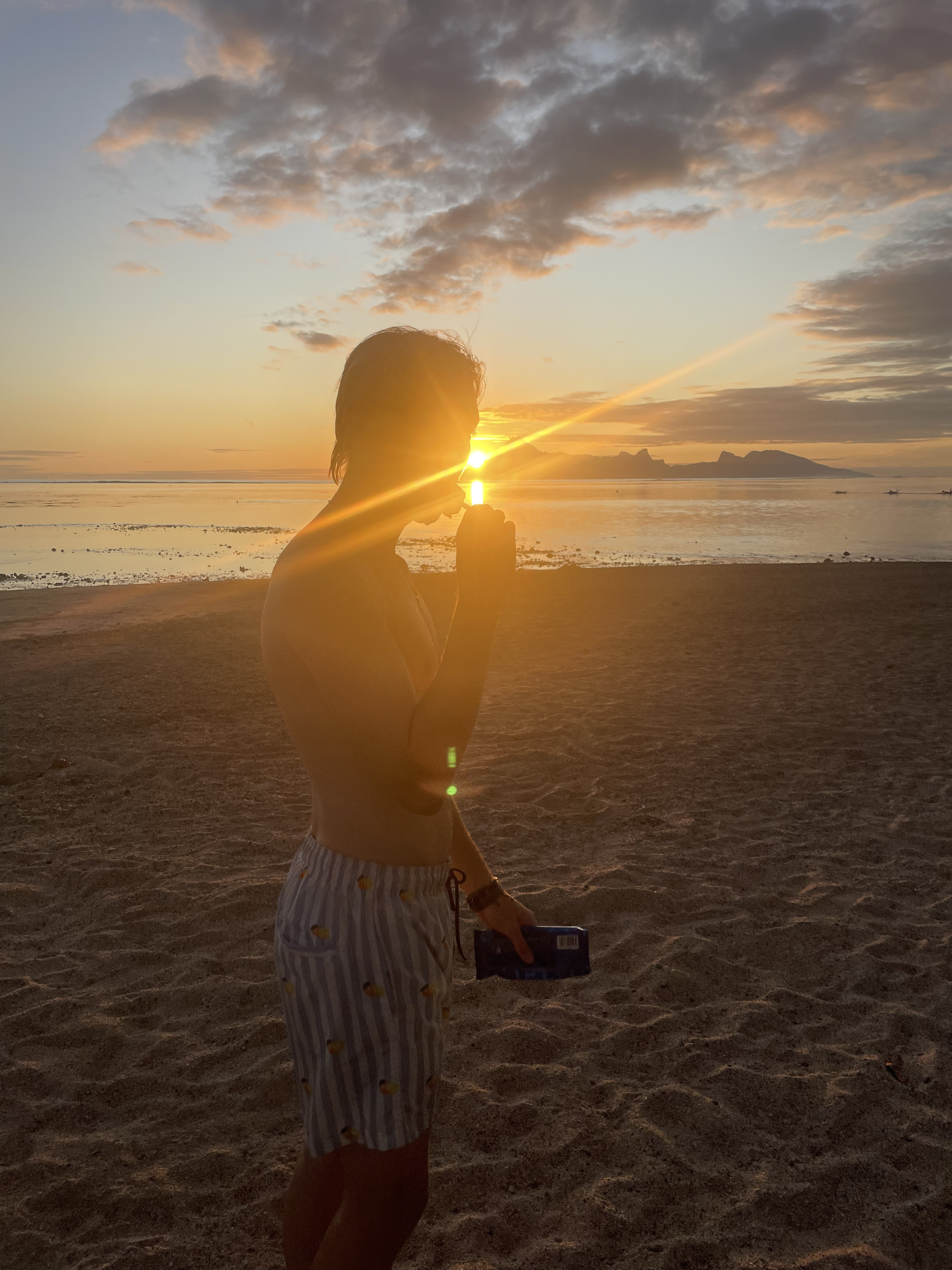 2022 Tahiti Taravao HXP - Day 9 (Pouring the Foundation, Playing with Poisonous Centipedes, Spray Painting Each Other, Digging a Bottomless Pit, Plage Vaiava (Vayava Beach), Another Epic Sunset, Learning a Tahitian Dance (Te Tiare Tahiti), Stingray)