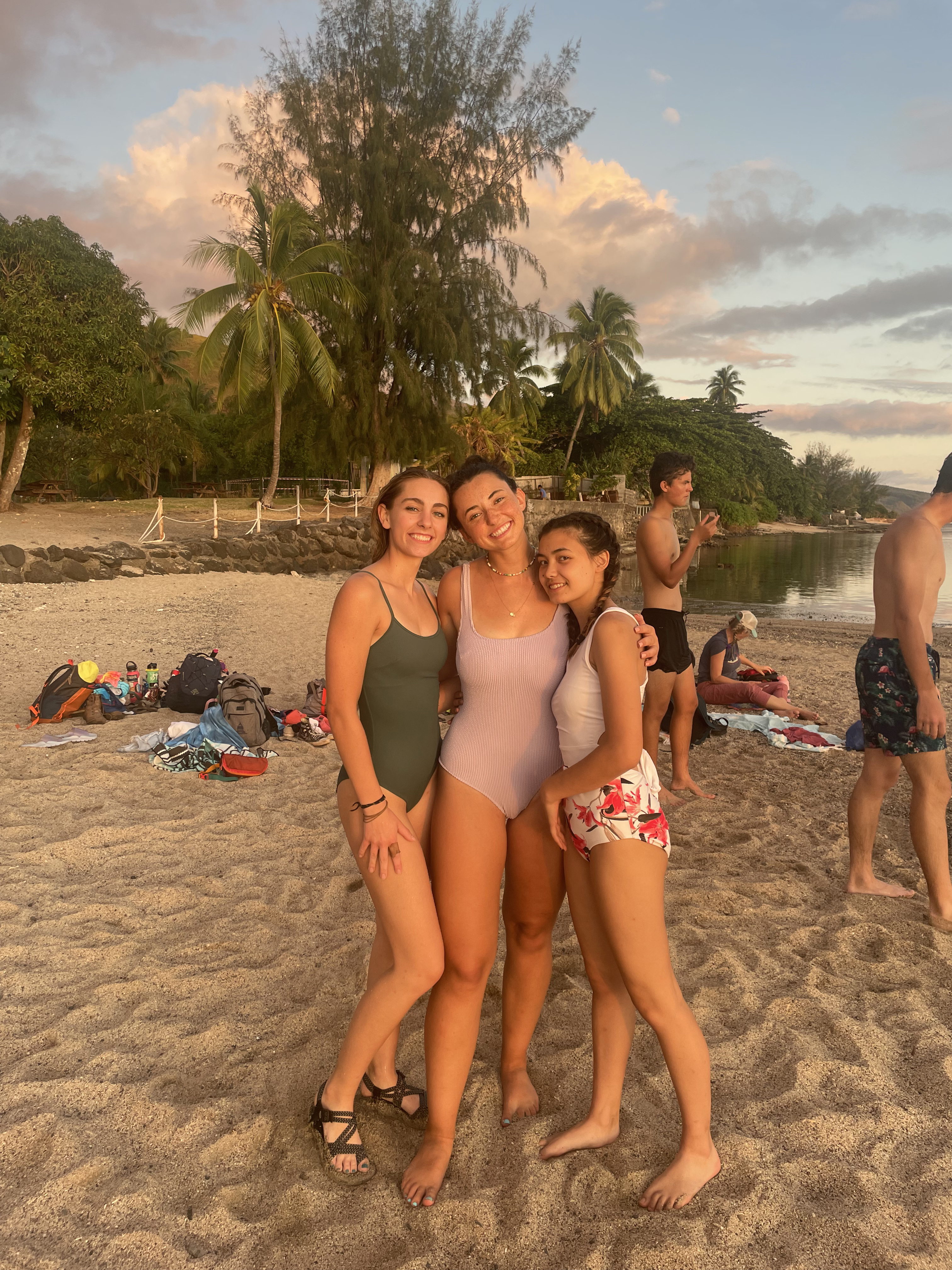 2022 Tahiti Taravao HXP - Day 9 (Pouring the Foundation, Playing with Poisonous Centipedes, Spray Painting Each Other, Digging a Bottomless Pit, Plage Vaiava (Vayava Beach), Another Epic Sunset, Learning a Tahitian Dance (Te Tiare Tahiti), Stingray)