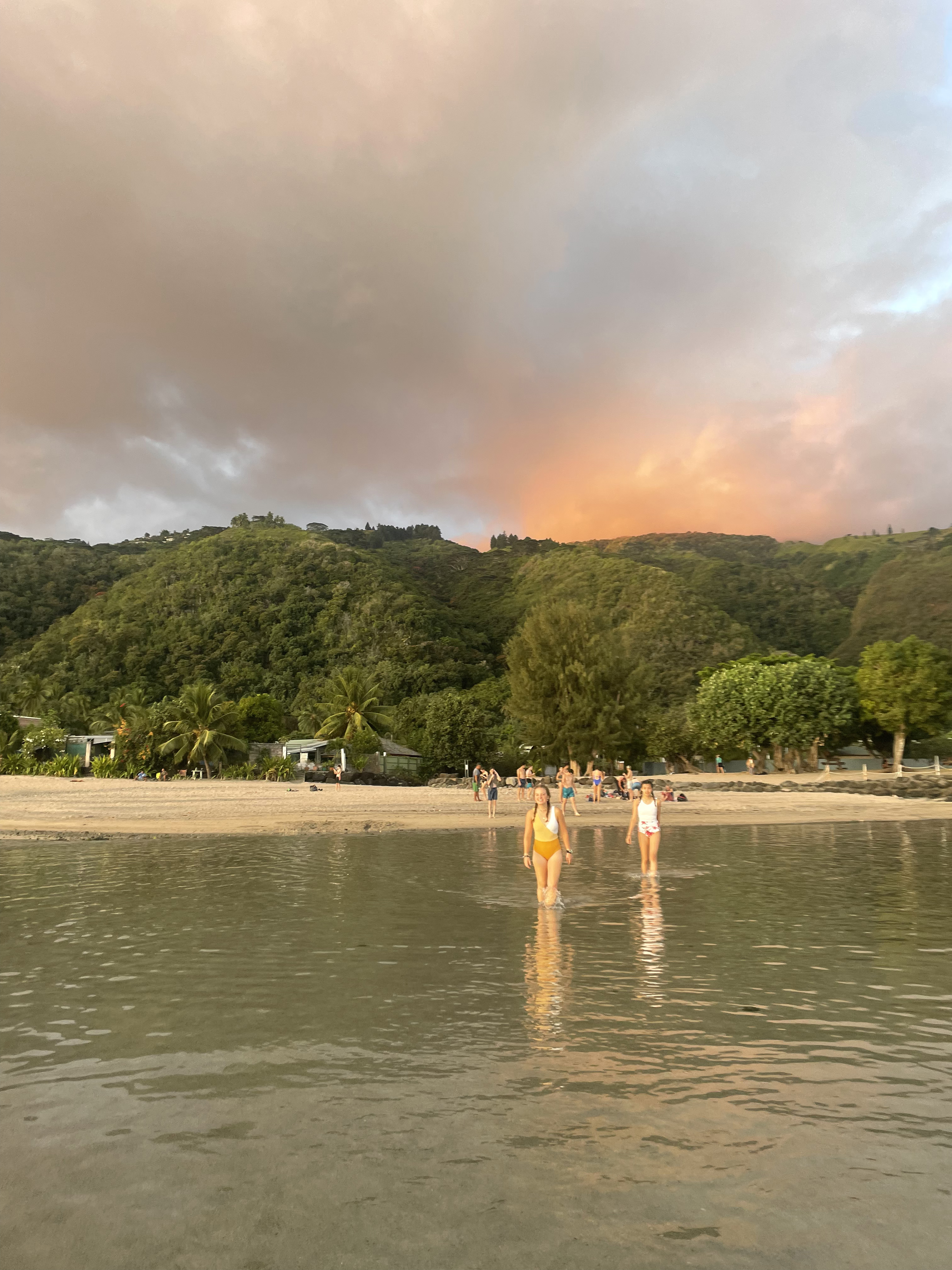 2022 Tahiti Taravao HXP - Day 9 (Pouring the Foundation, Playing with Poisonous Centipedes, Spray Painting Each Other, Digging a Bottomless Pit, Plage Vaiava (Vayava Beach), Another Epic Sunset, Learning a Tahitian Dance (Te Tiare Tahiti), Stingray)