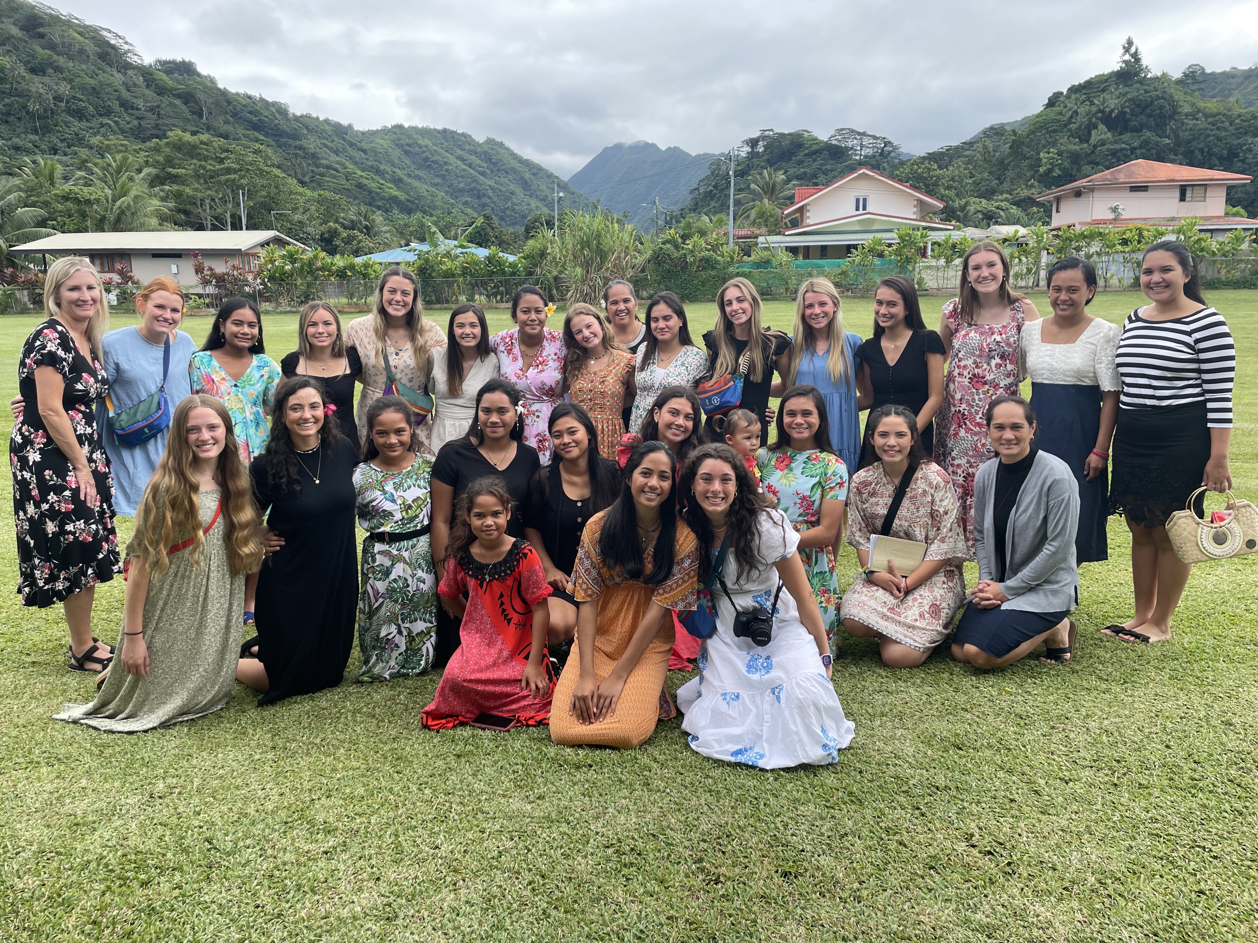 2022 Tahiti Taravao HXP - Day 12 (Church with Vaihiria Ward, Water Gardens Vaipahi Waterfall & Hike, Sacred Eels, Turtles, Haircut, Activity with Vaihiria Ward Youth, Averie's Birthday, Letters Home)