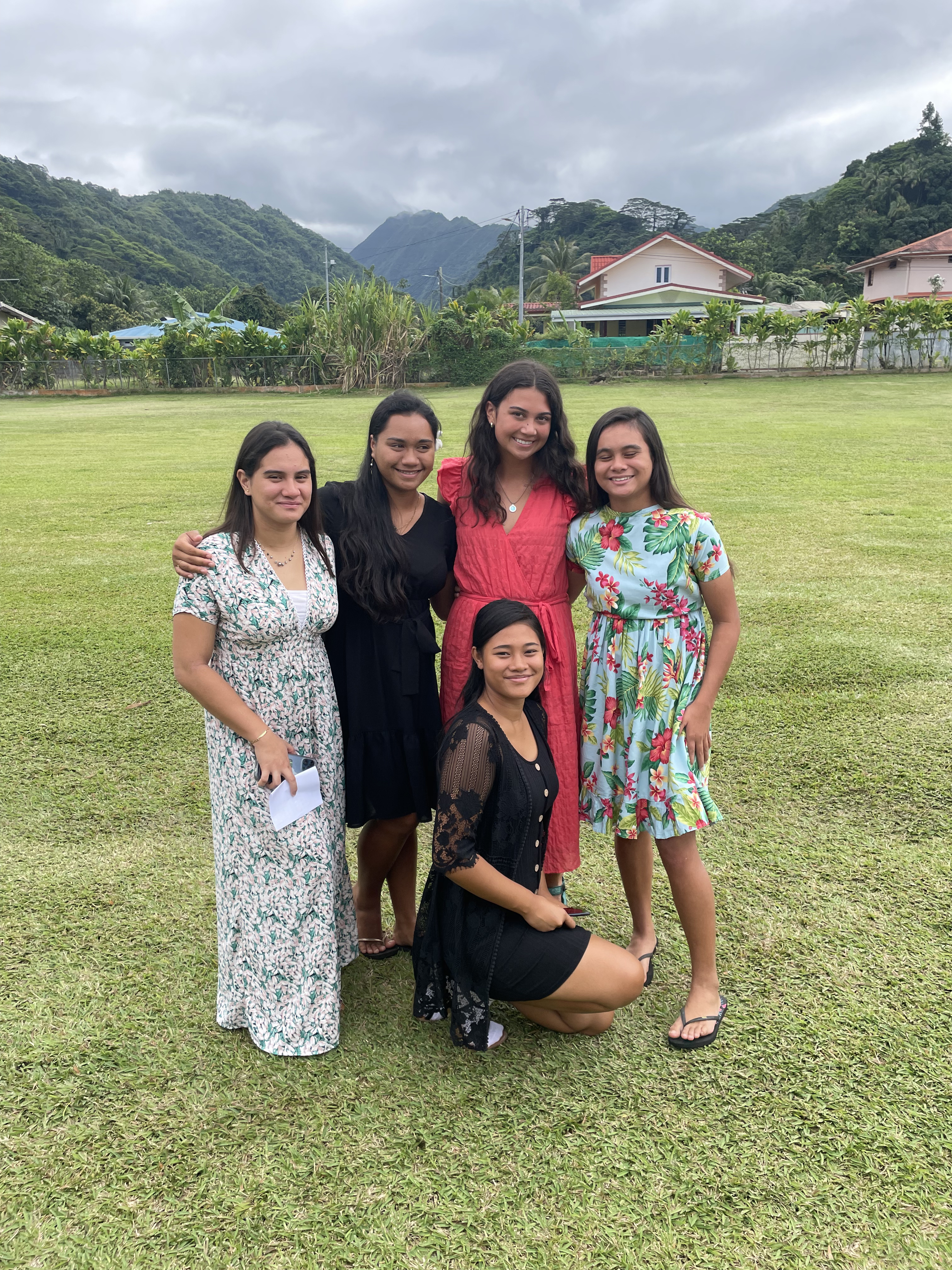 2022 Tahiti Taravao HXP - Day 12 (Church with Vaihiria Ward, Water Gardens Vaipahi Waterfall & Hike, Sacred Eels, Turtles, Haircut, Activity with Vaihiria Ward Youth, Averie's Birthday, Letters Home)