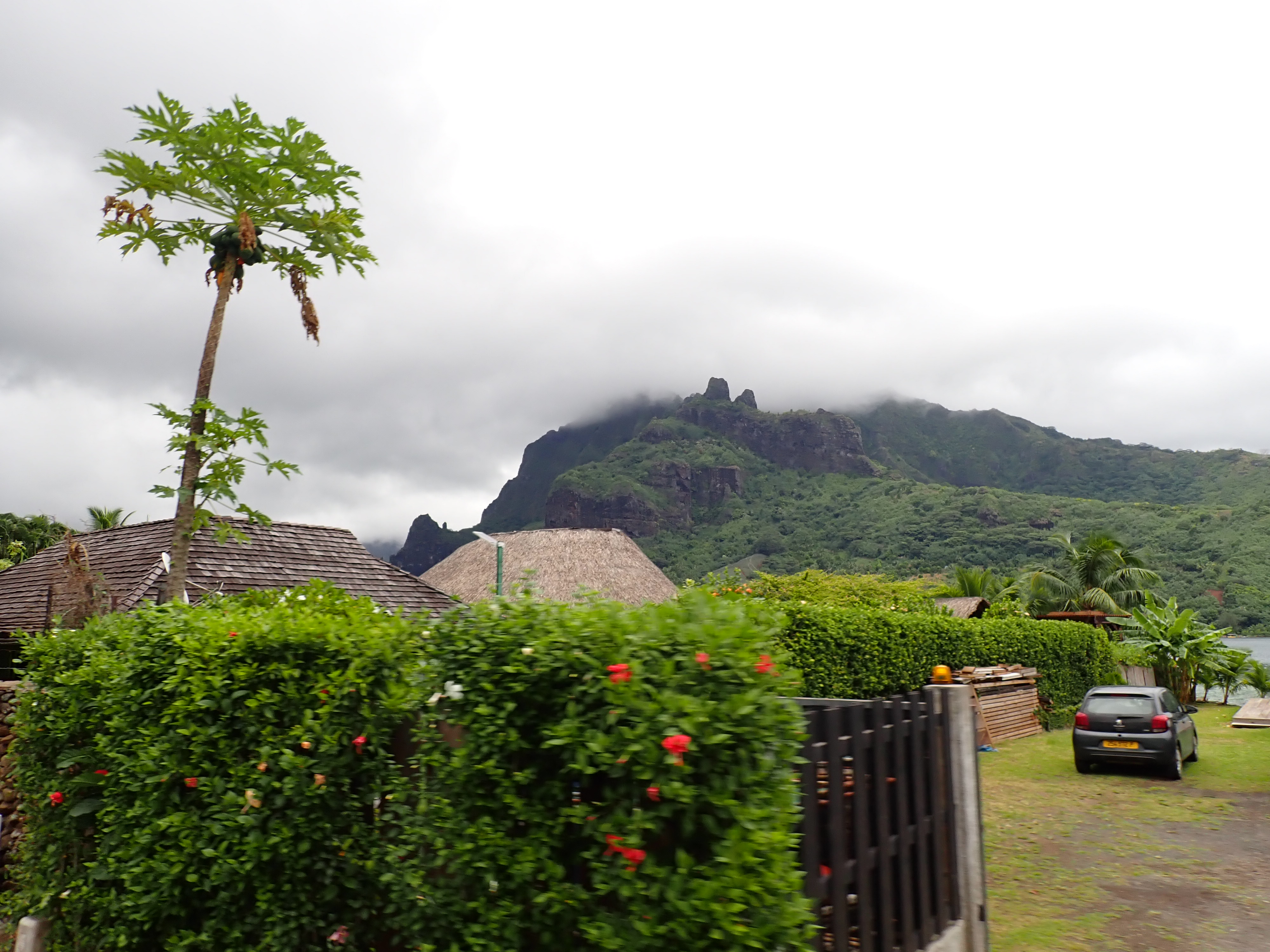 2022 Tahiti Taravao HXP - Day 2 (Arrival in Tahiti!, Narii & Escuela Teach us a Tahitian Dance, Ferry to Mo'orea / Moorea, Hiking, 18 in Small Truck, Va'a Canoes, Crepes)