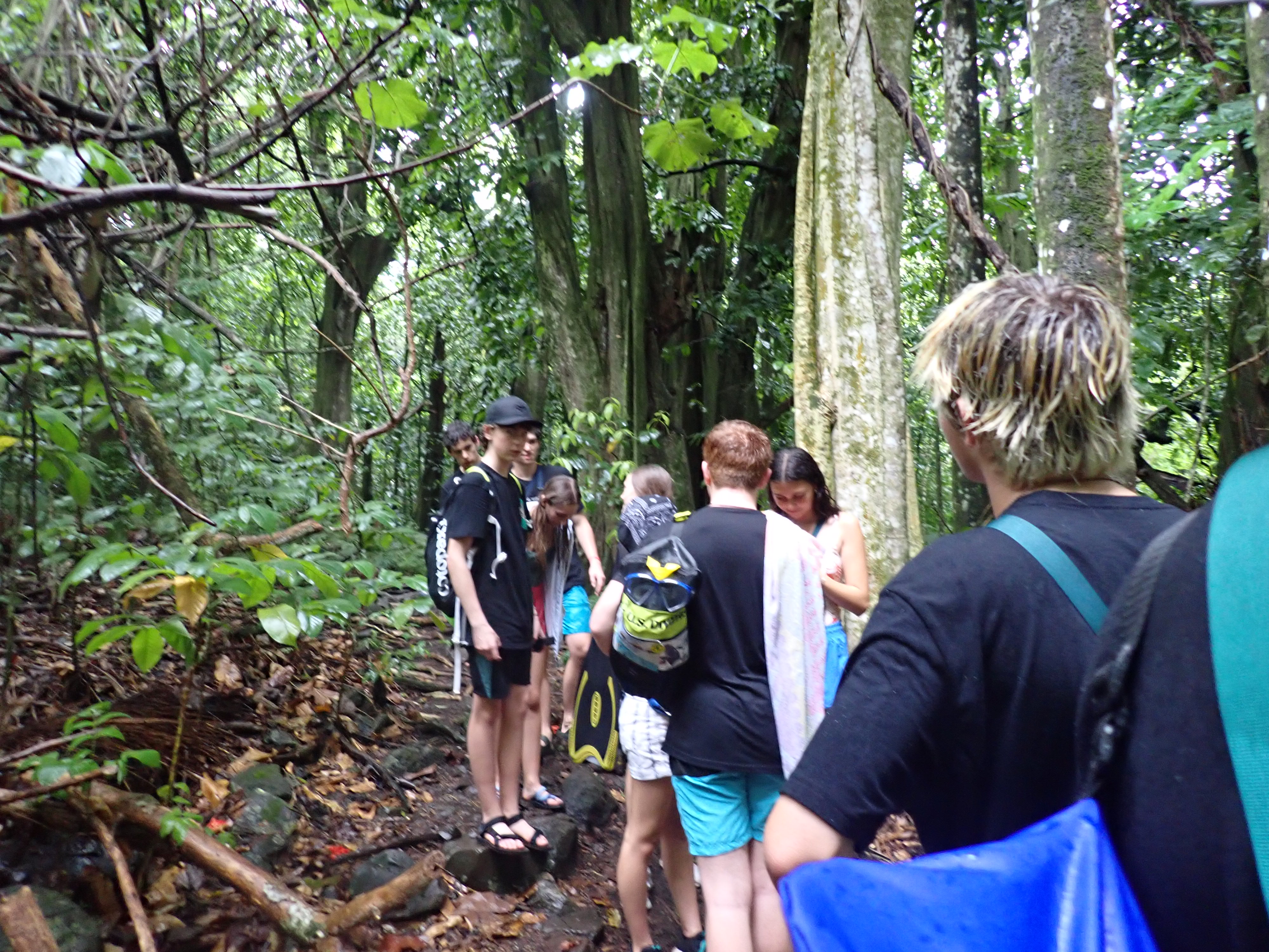 2022 Tahiti Taravao HXP - Day 2 (Arrival in Tahiti!, Narii & Escuela Teach us a Tahitian Dance, Ferry to Mo'orea / Moorea, Hiking, 18 in Small Truck, Va'a Canoes, Crepes)