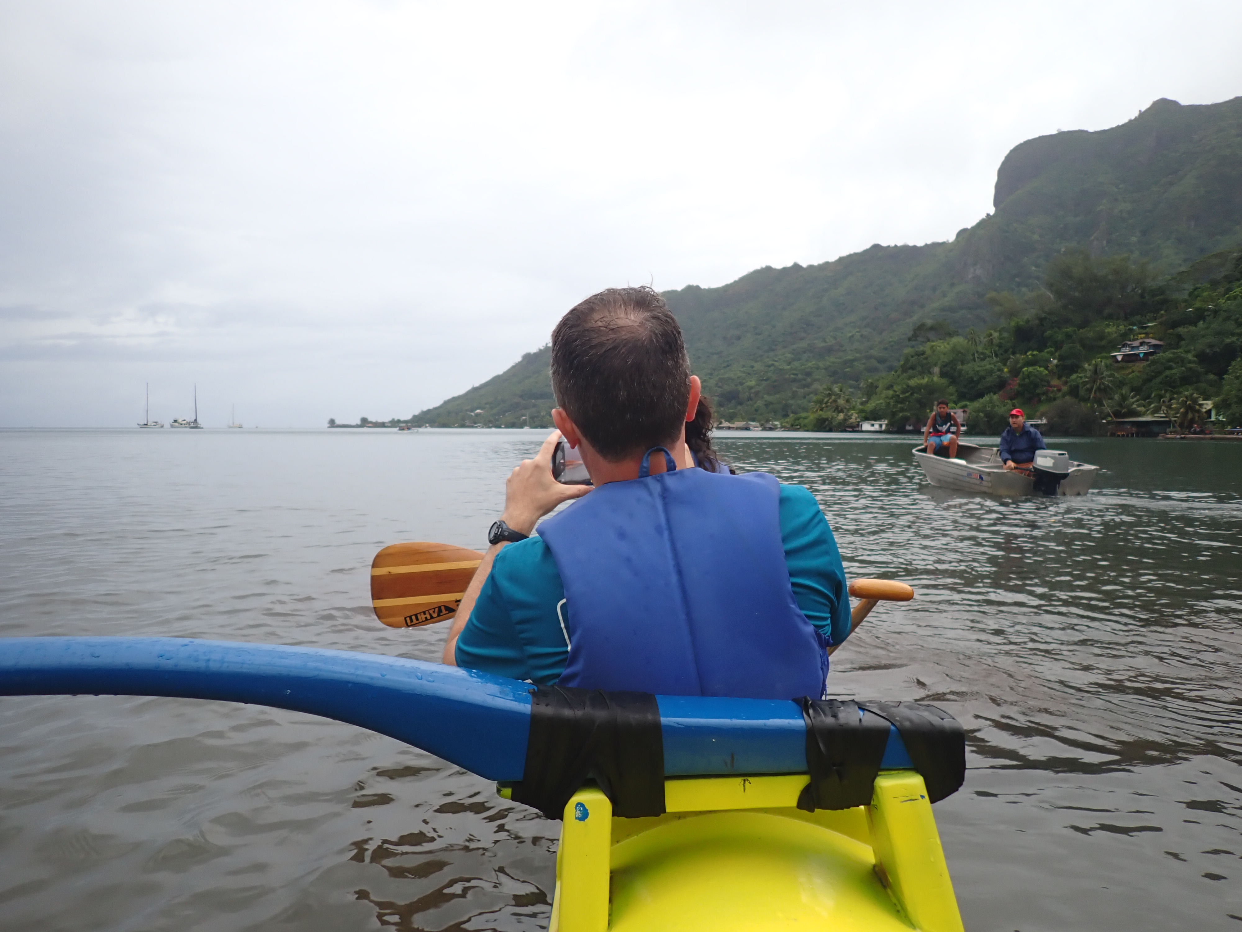 2022 Tahiti Taravao HXP - Day 2 (Arrival in Tahiti!, Narii & Escuela Teach us a Tahitian Dance, Ferry to Mo'orea / Moorea, Hiking, 18 in Small Truck, Va'a Canoes, Crepes)