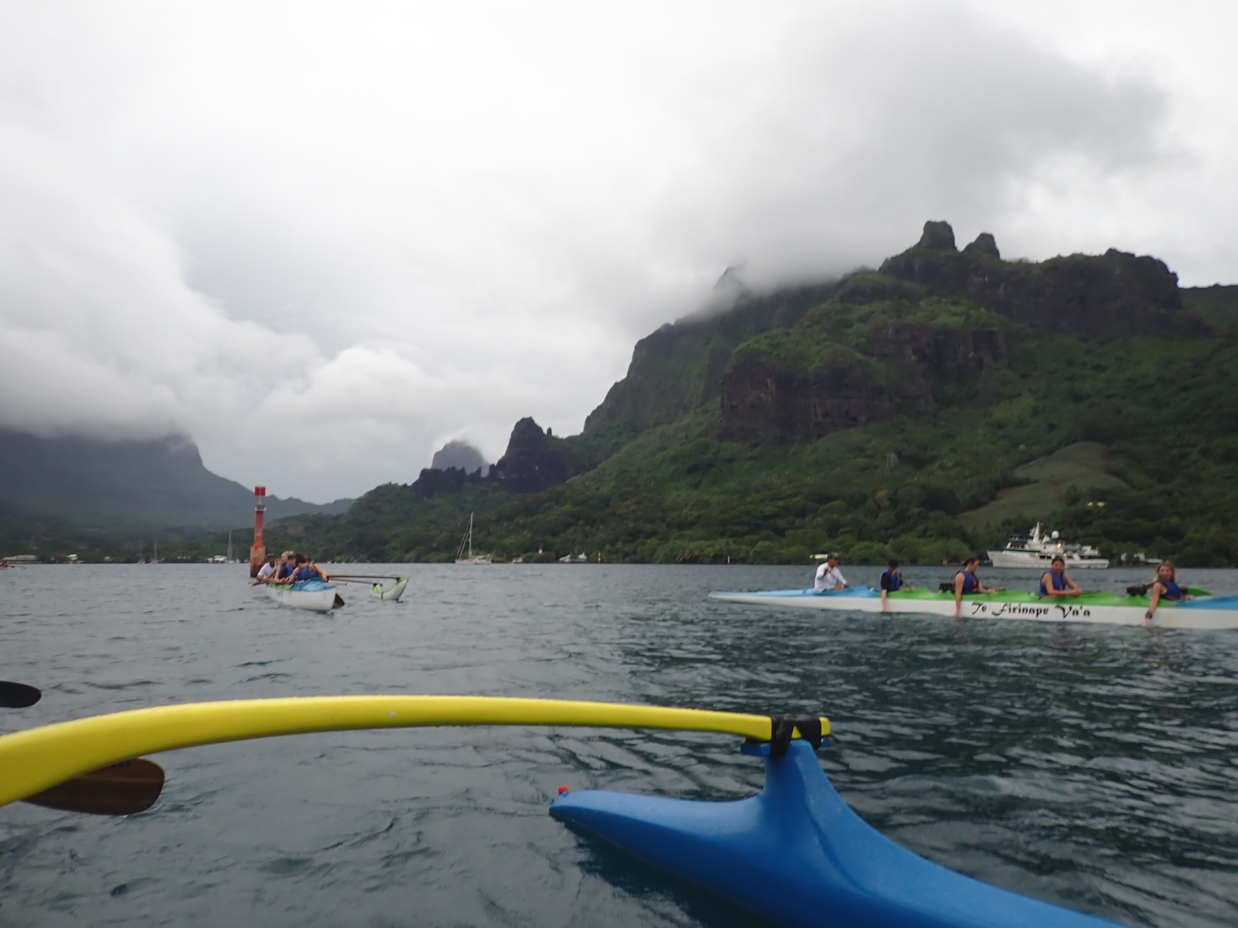 2022 Tahiti Taravao HXP - Day 2 (Arrival in Tahiti!, Narii & Escuela Teach us a Tahitian Dance, Ferry to Mo'orea / Moorea, Hiking, 18 in Small Truck, Va'a Canoes, Crepes)