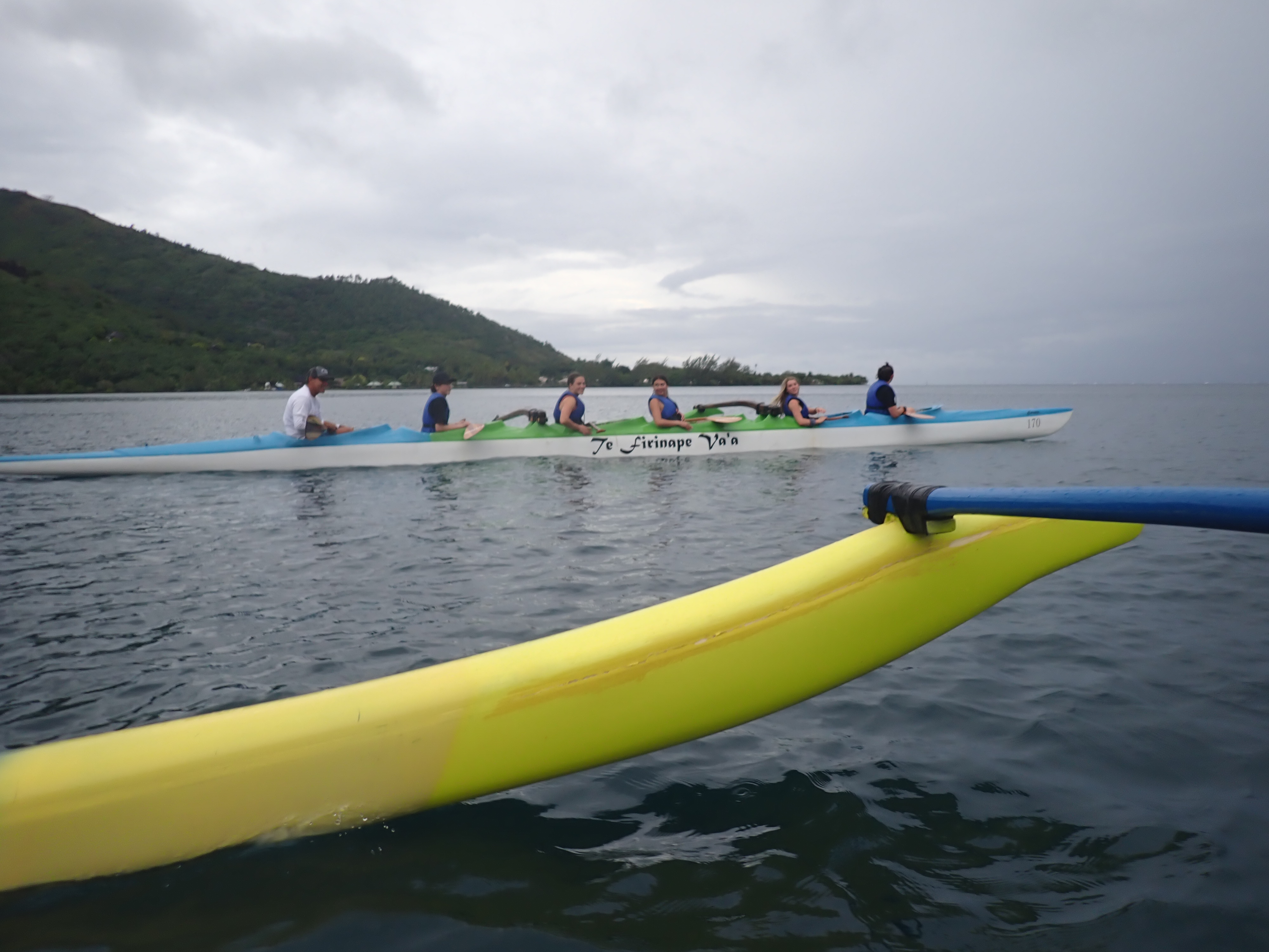 2022 Tahiti Taravao HXP - Day 2 (Arrival in Tahiti!, Narii & Escuela Teach us a Tahitian Dance, Ferry to Mo'orea / Moorea, Hiking, 18 in Small Truck, Va'a Canoes, Crepes)