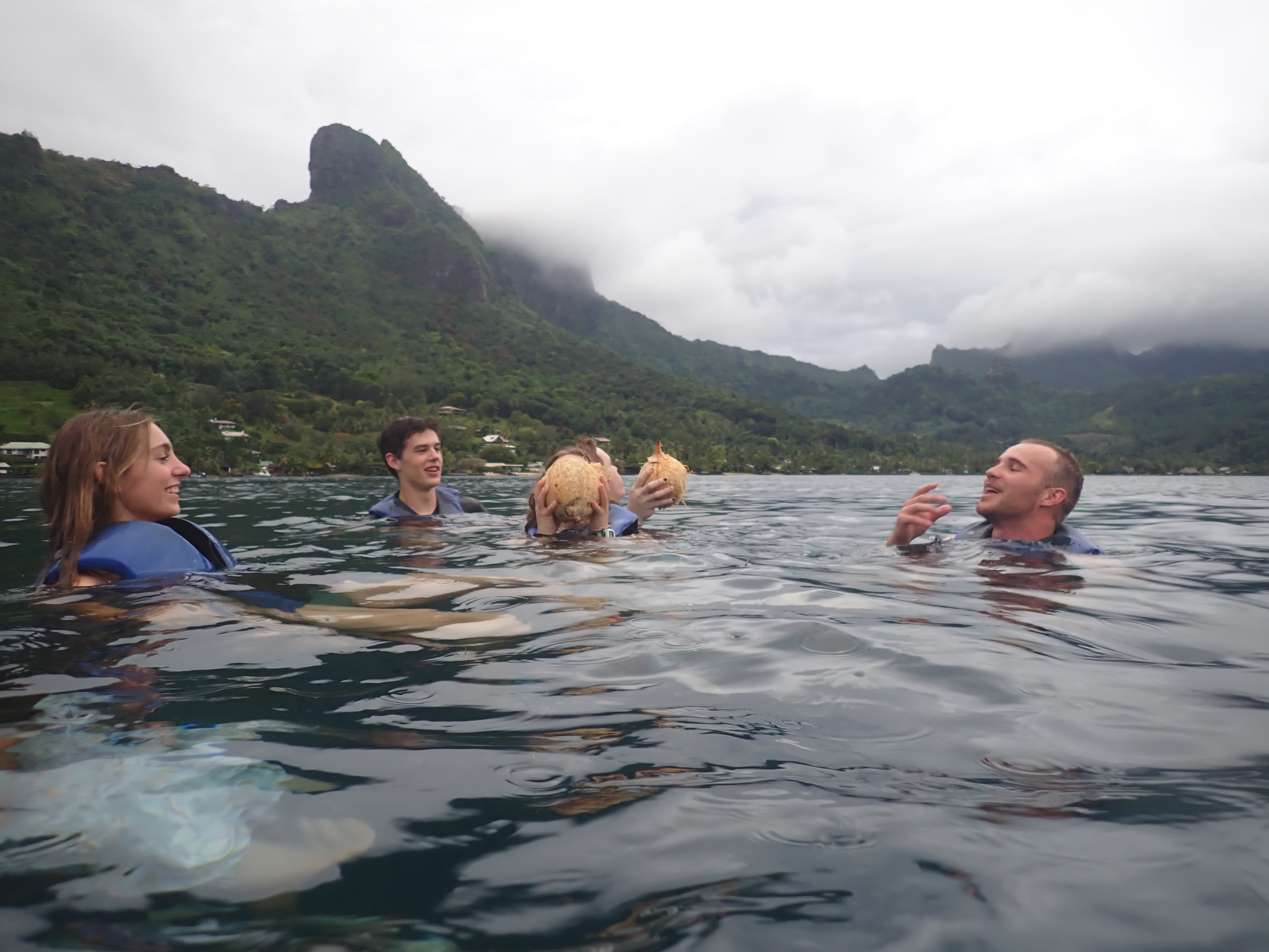 2022 Tahiti Taravao HXP - Day 2 (Arrival in Tahiti!, Narii & Escuela Teach us a Tahitian Dance, Ferry to Mo'orea / Moorea, Hiking, 18 in Small Truck, Va'a Canoes, Crepes)